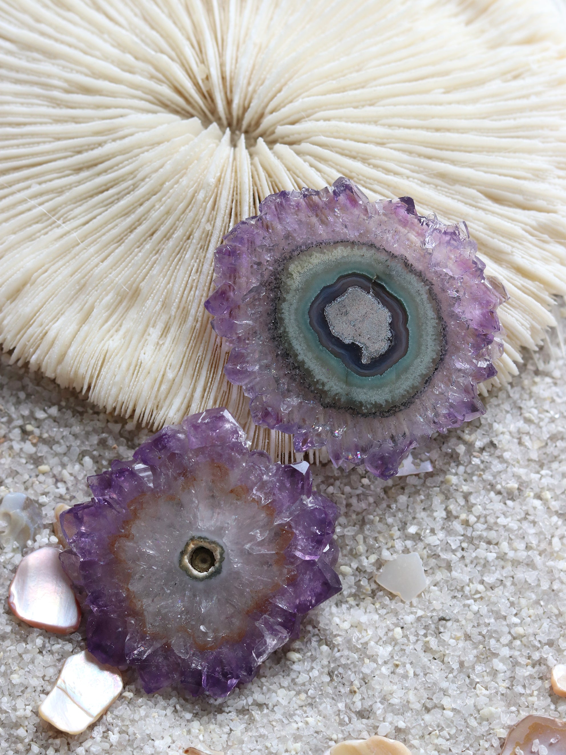 Amethyst Stalactite Slice