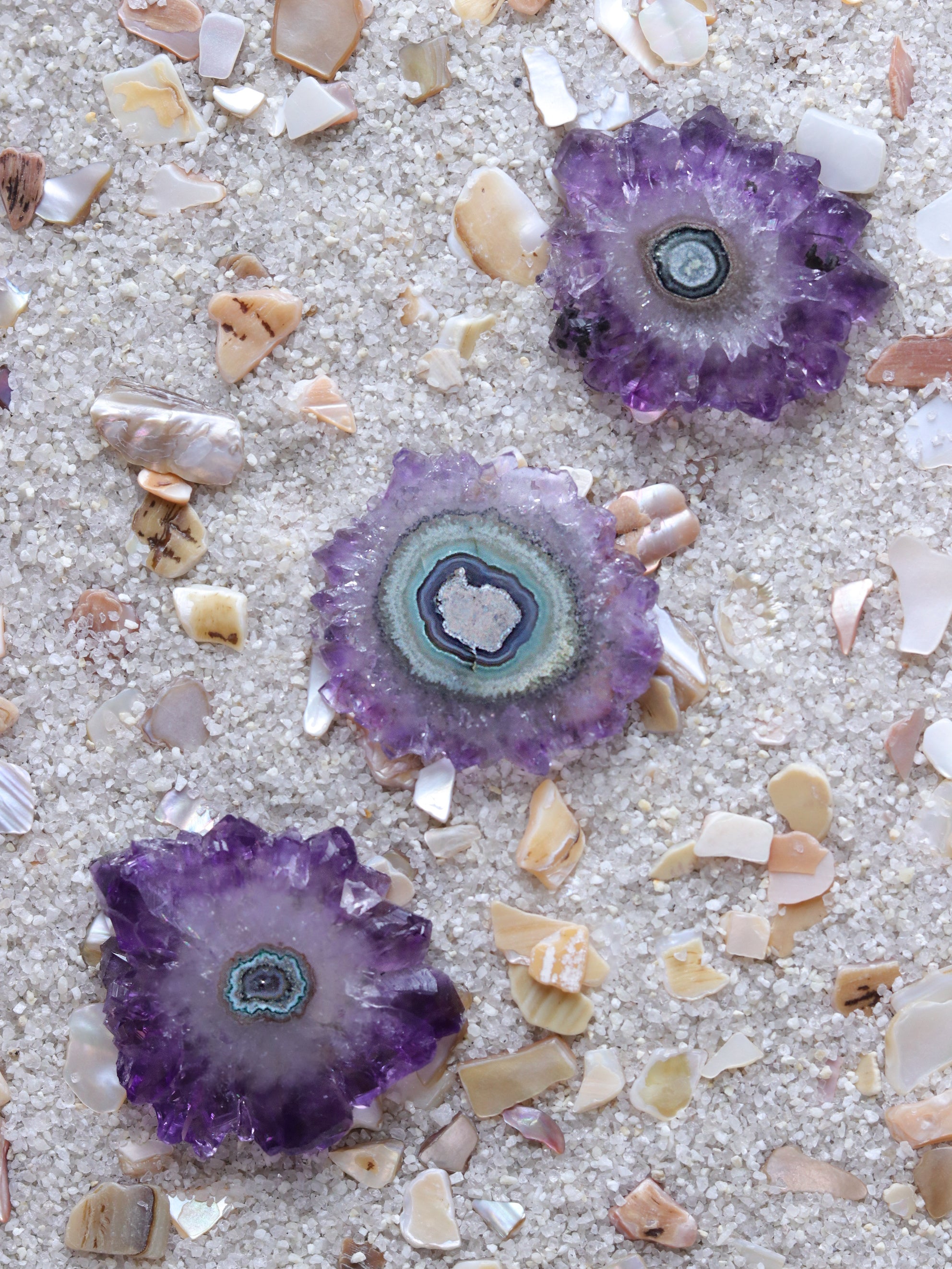 Amethyst Stalactite Slice