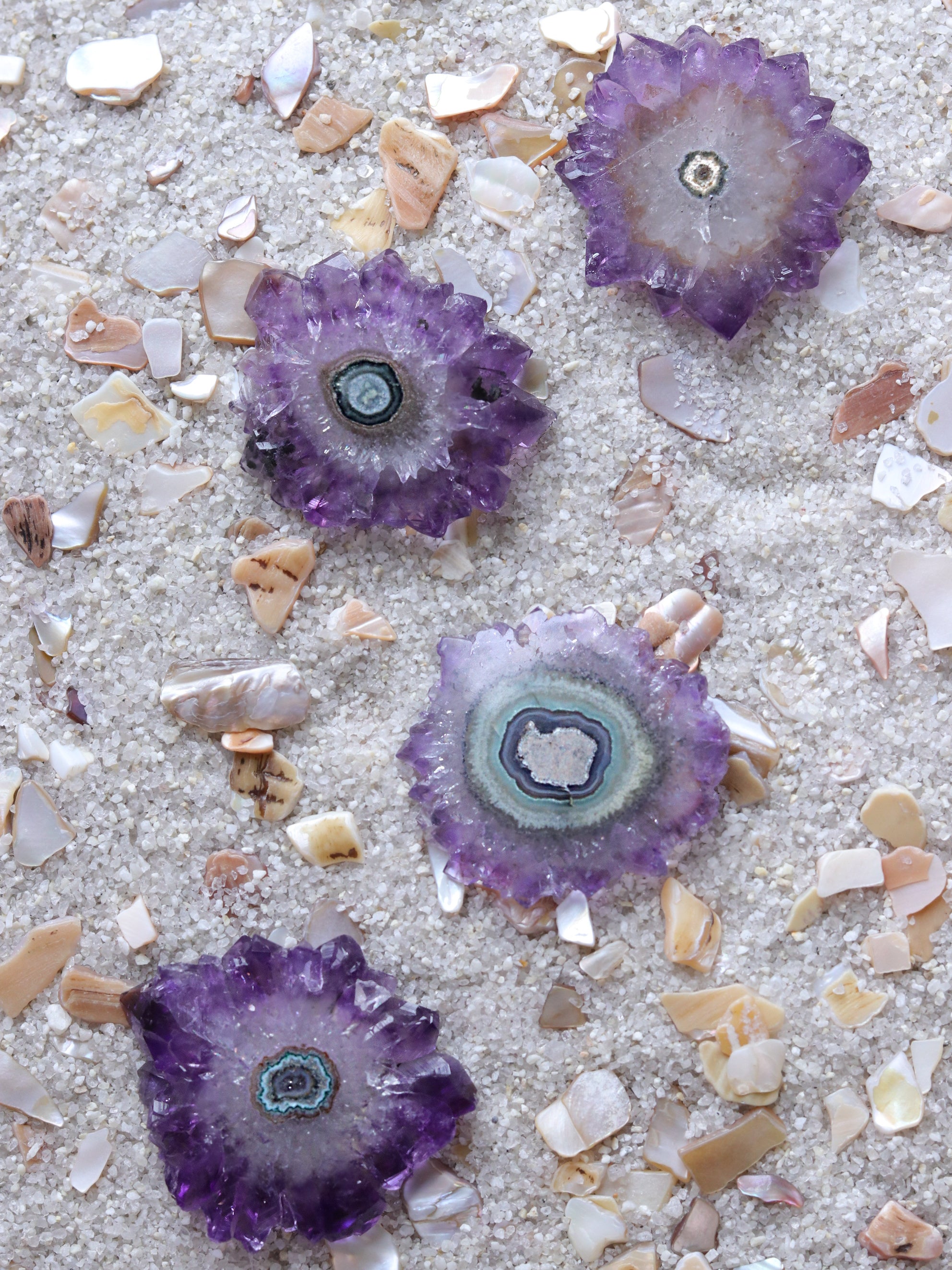 Amethyst Stalactite Slice