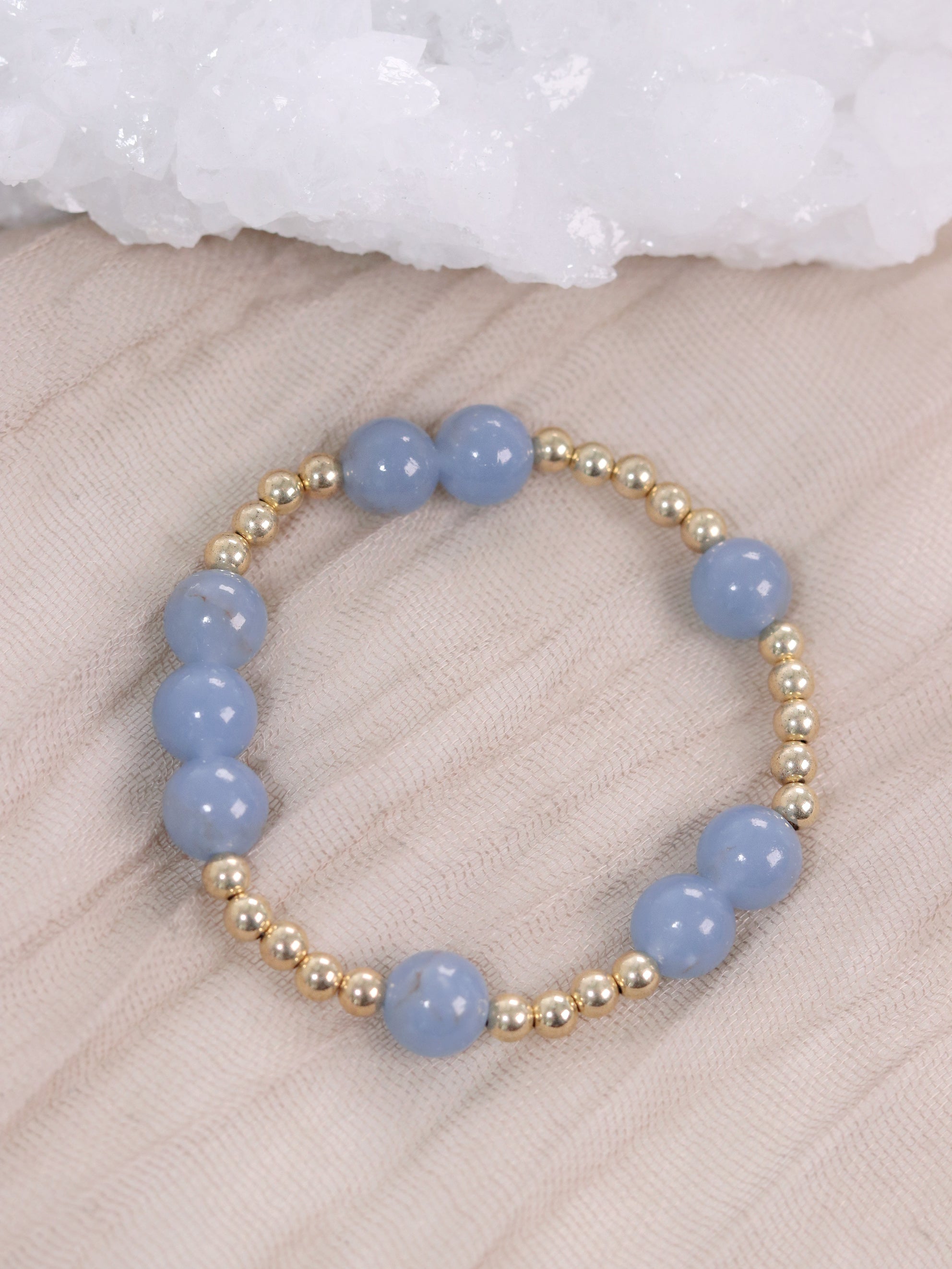 Angelite Orbital Bracelet