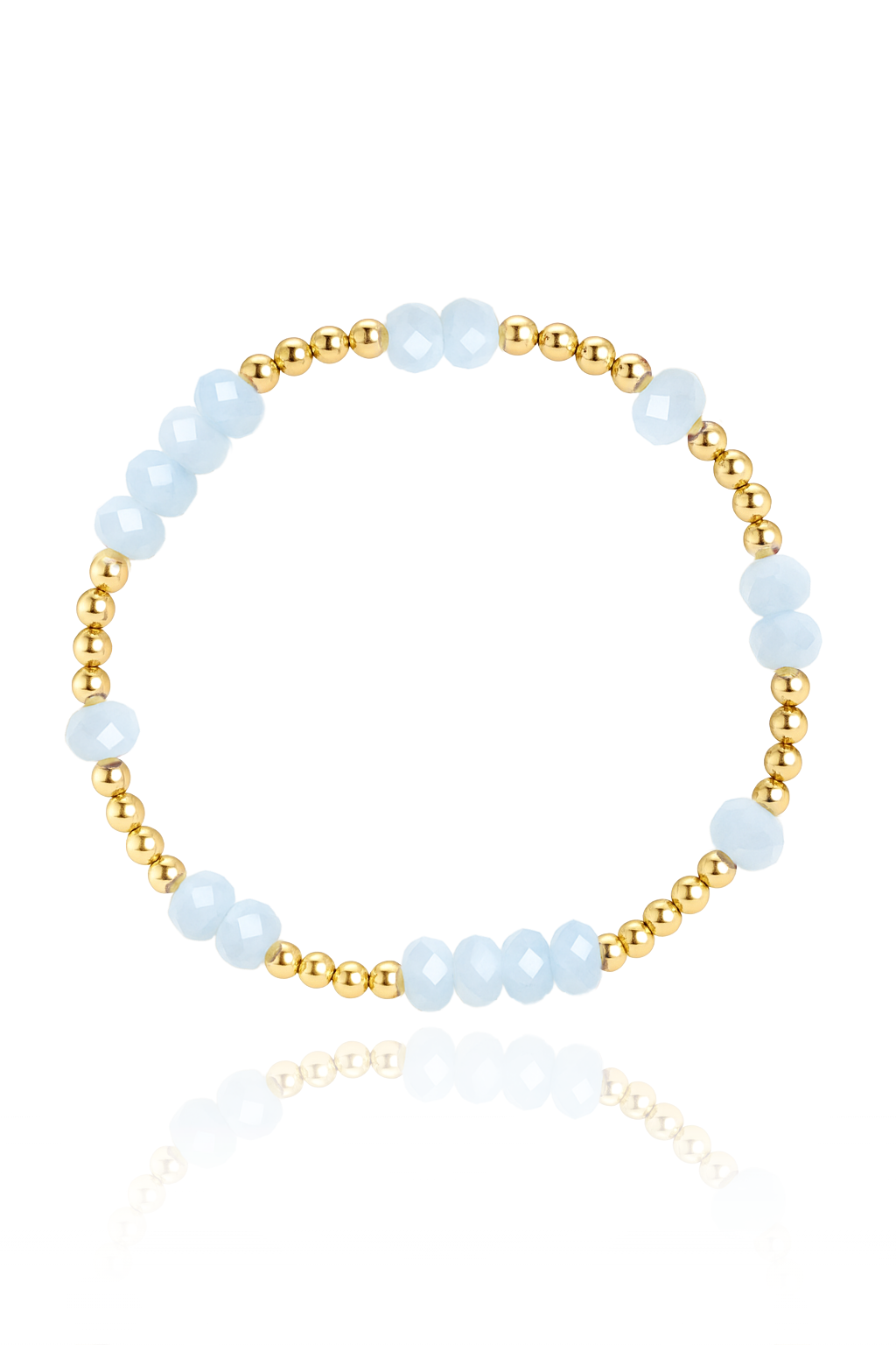 Celestite Faceted Mini Orbital Bracelet (Limited Edition)