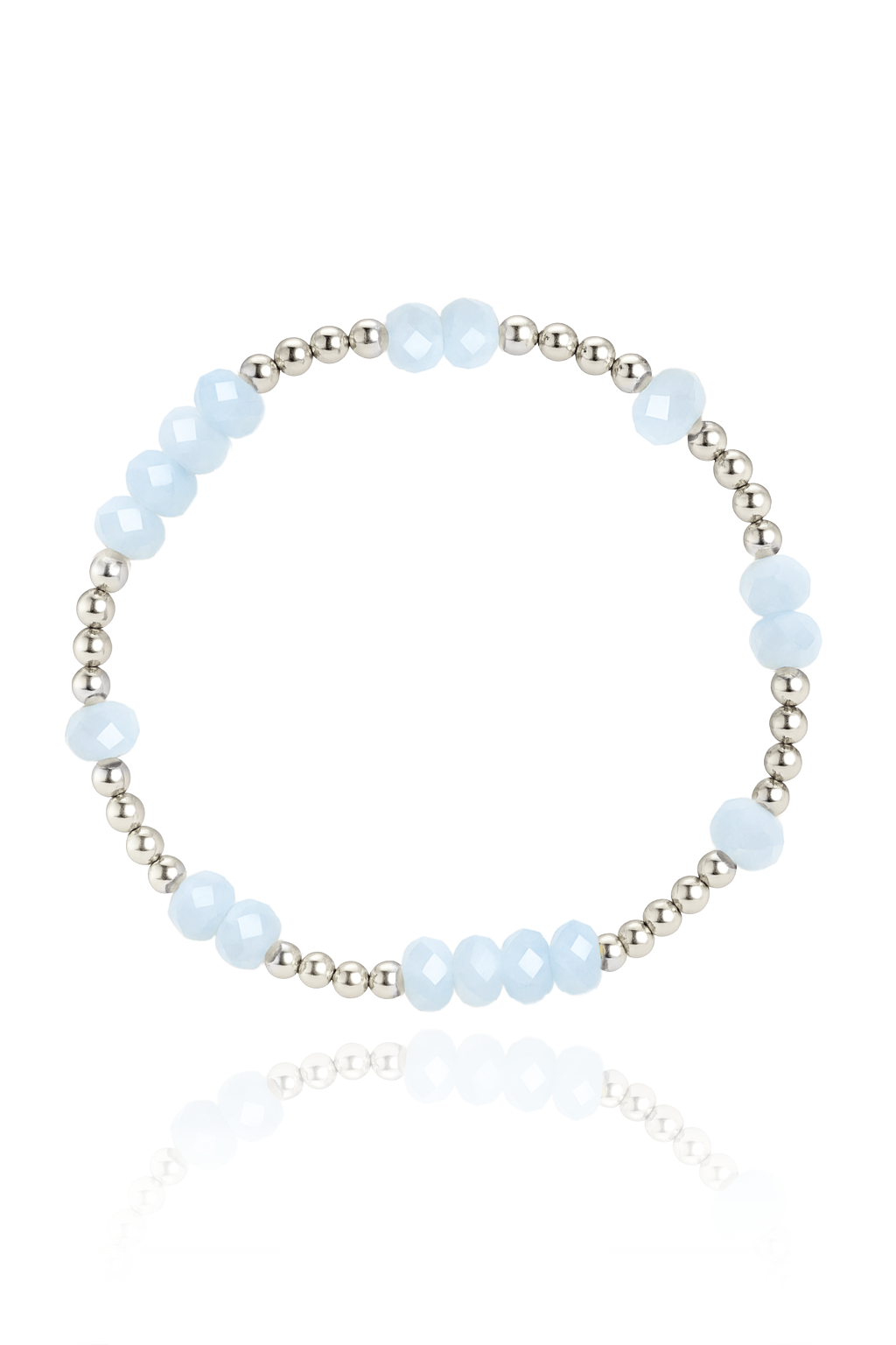 Celestite Faceted Mini Orbital Bracelet (Limited Edition)