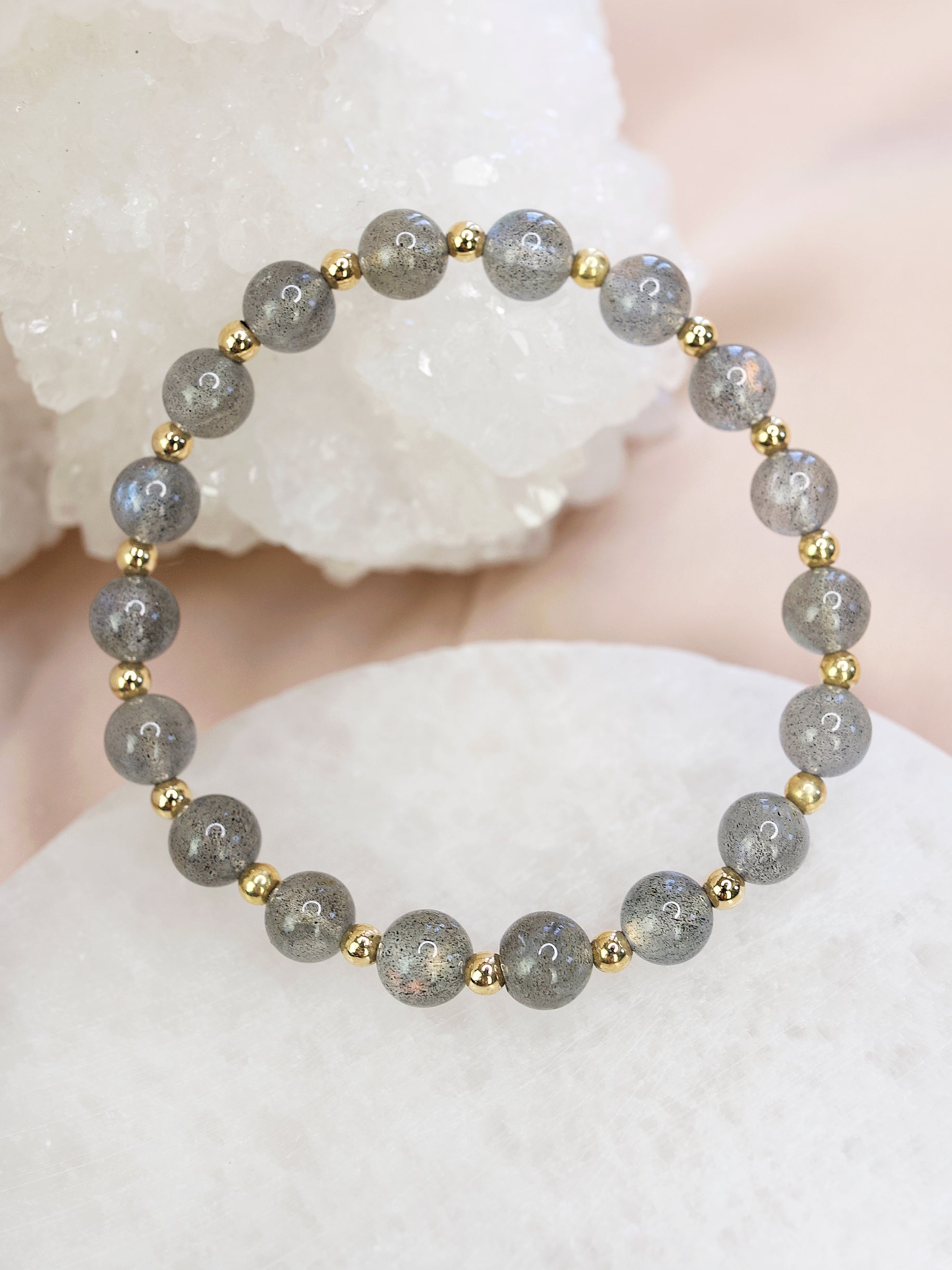 Labradorite Mini Satellite Bracelet