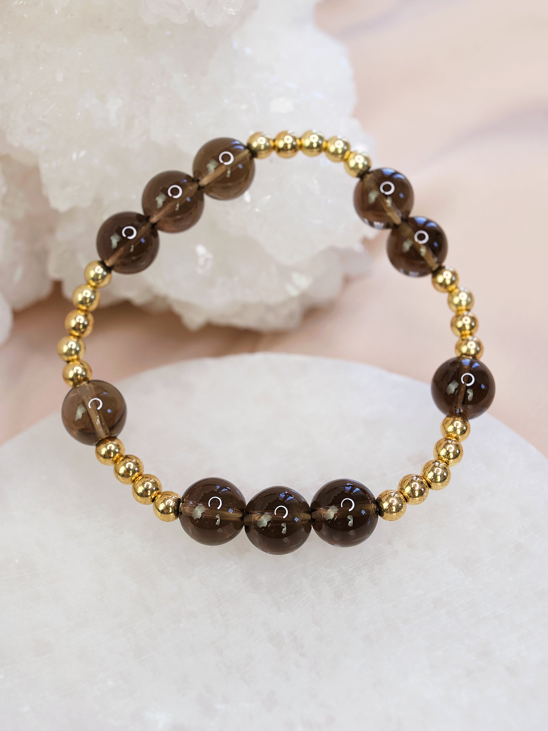 Smokey Quartz Orbital Bracelet