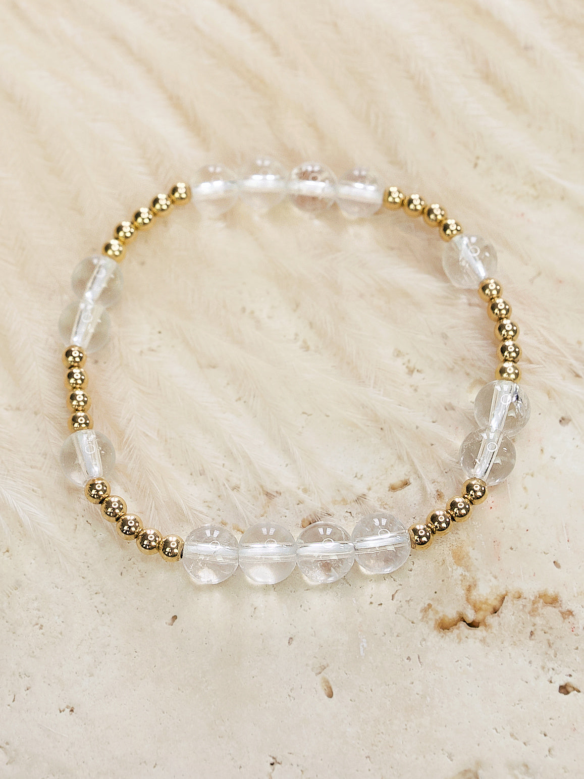 Clear Quartz Mini Orbital Bracelet