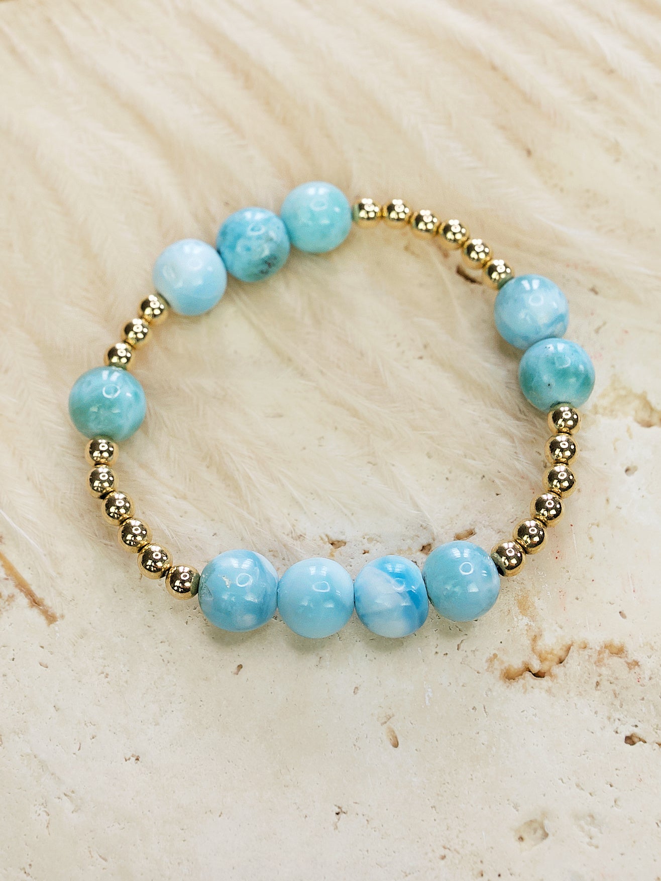 Larimar Orbital Bracelet