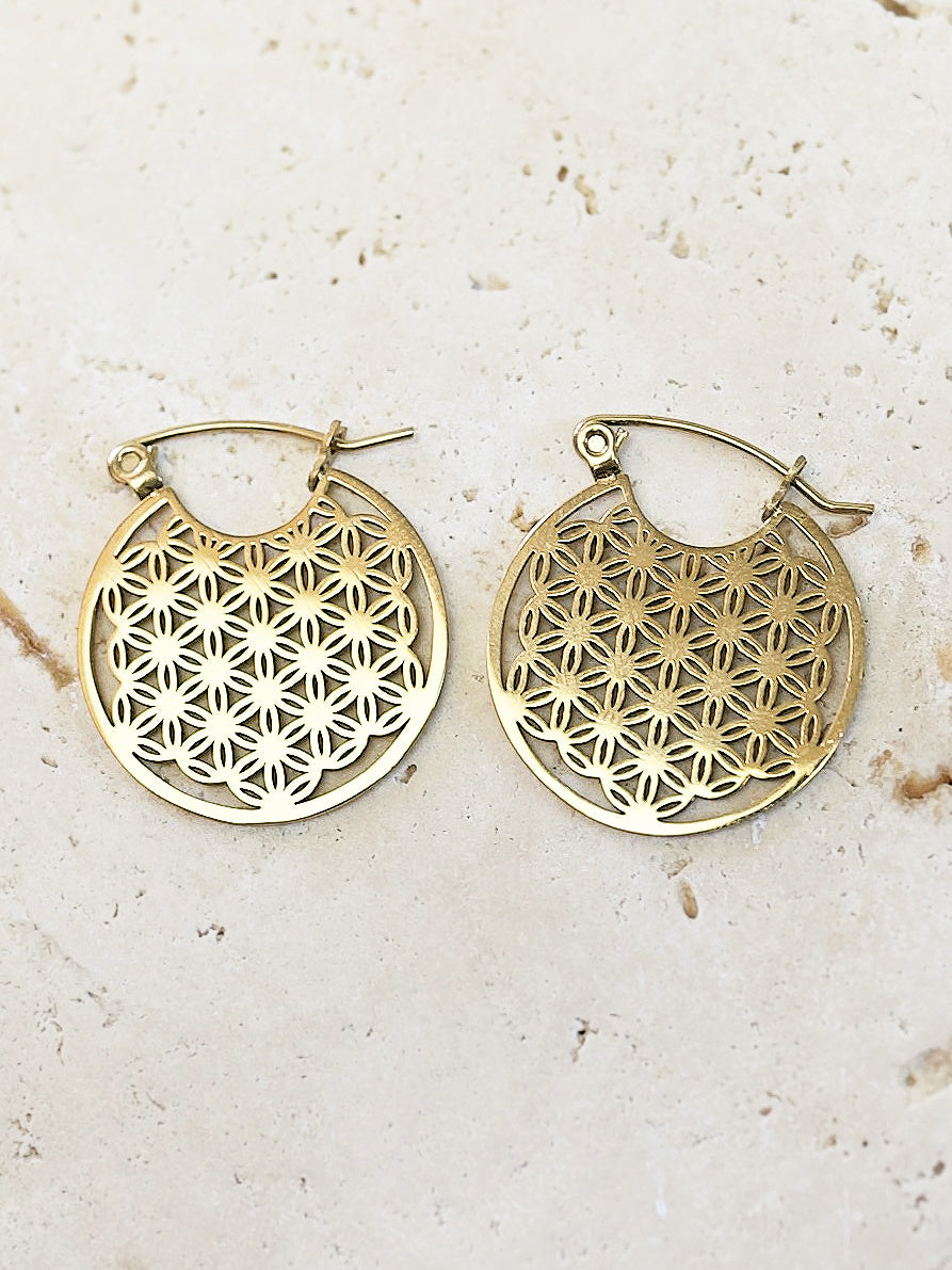 Flower Of Life Earrings (Limited Edition)