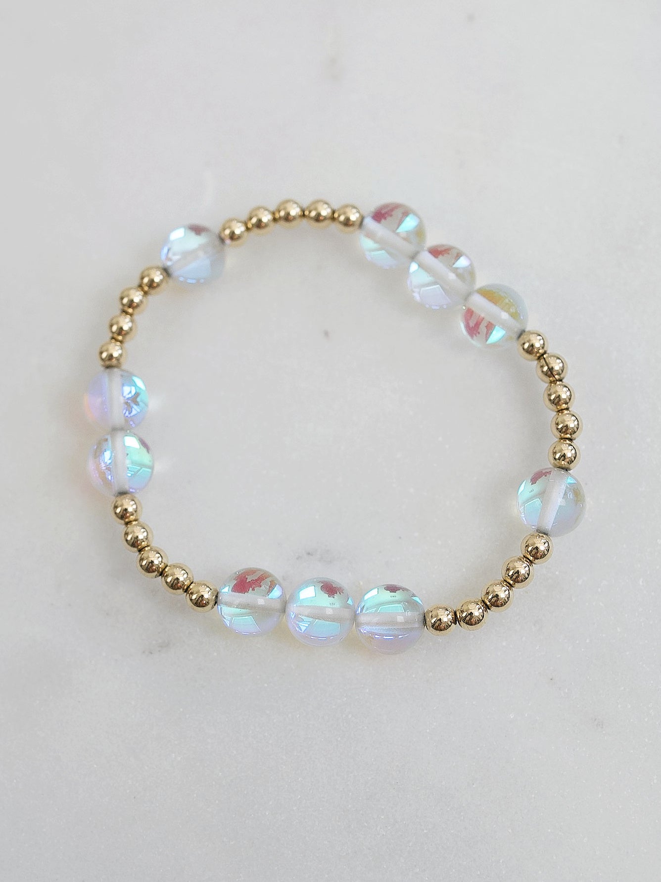 Mermaid Glass Orbital Bracelet