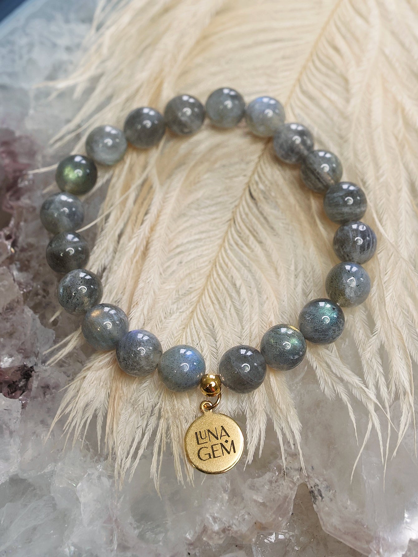 Labradorite Charmed Bracelet