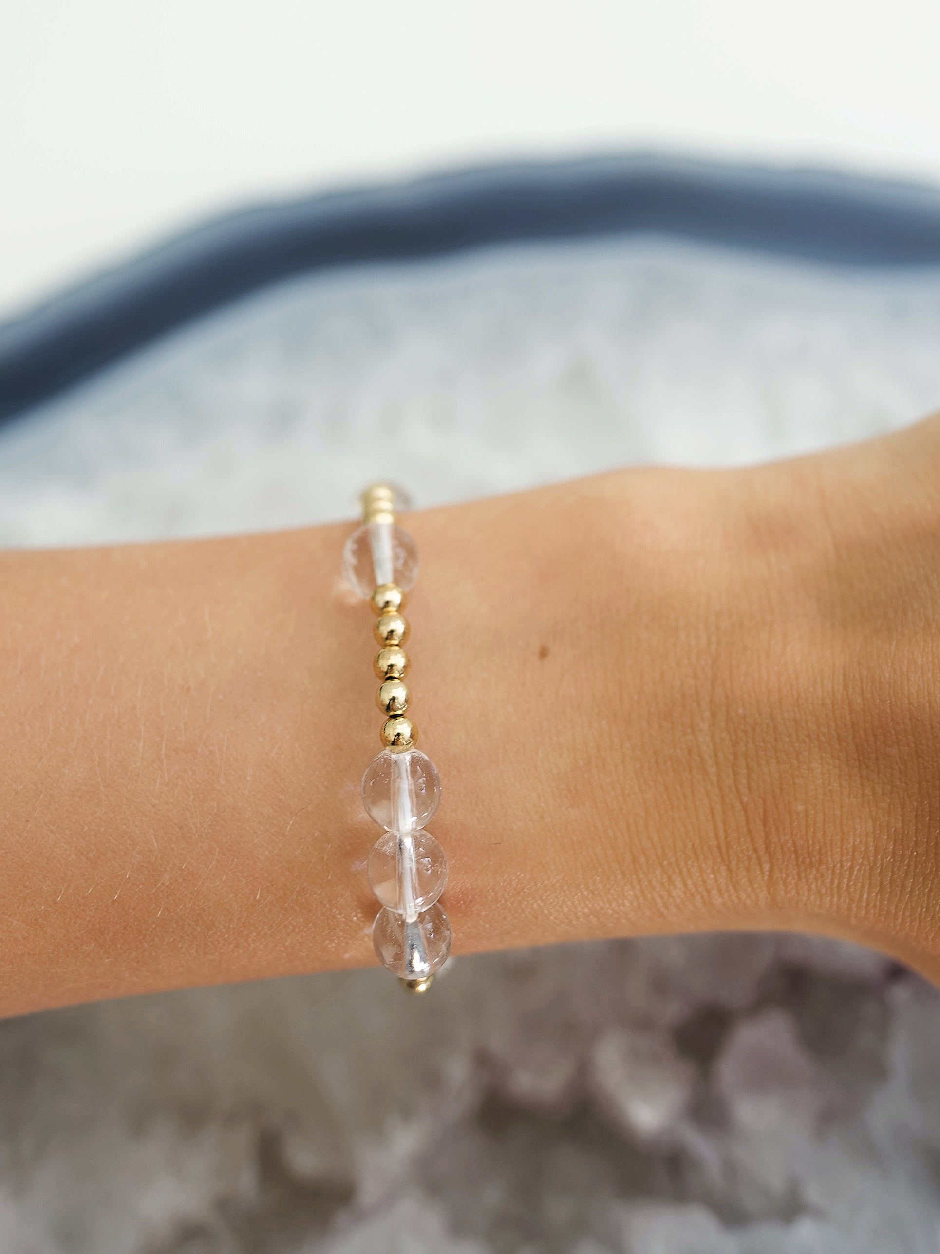 Clear Quartz Orbital Bracelet