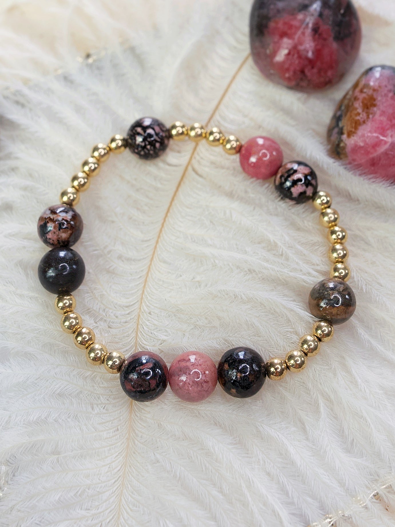 Rhodonite Orbital Bracelet