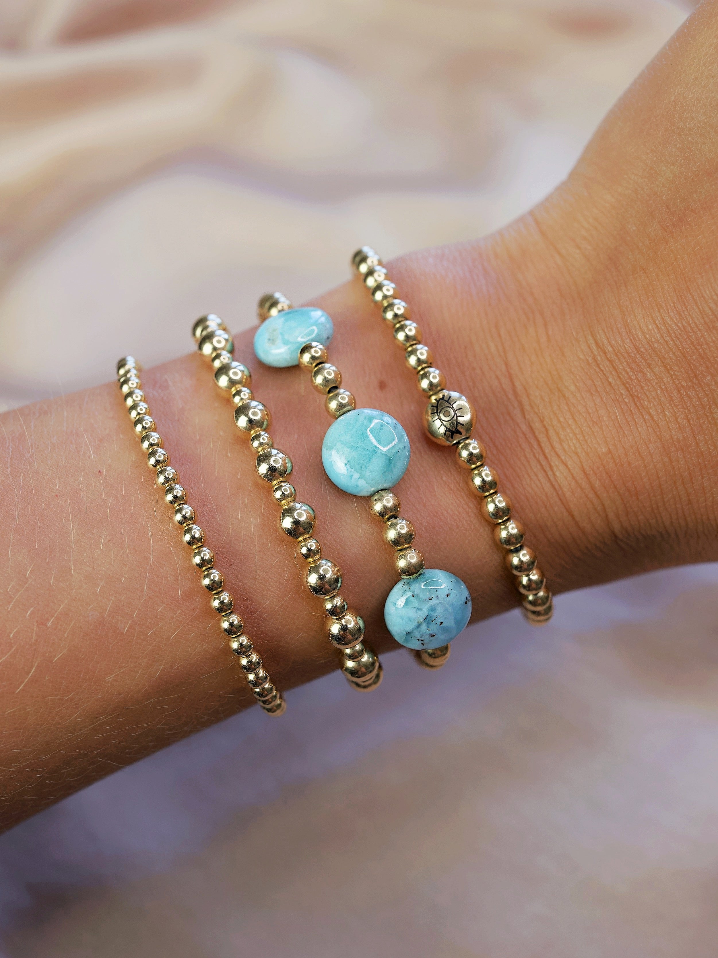 Atlantean Larimar Bracelet