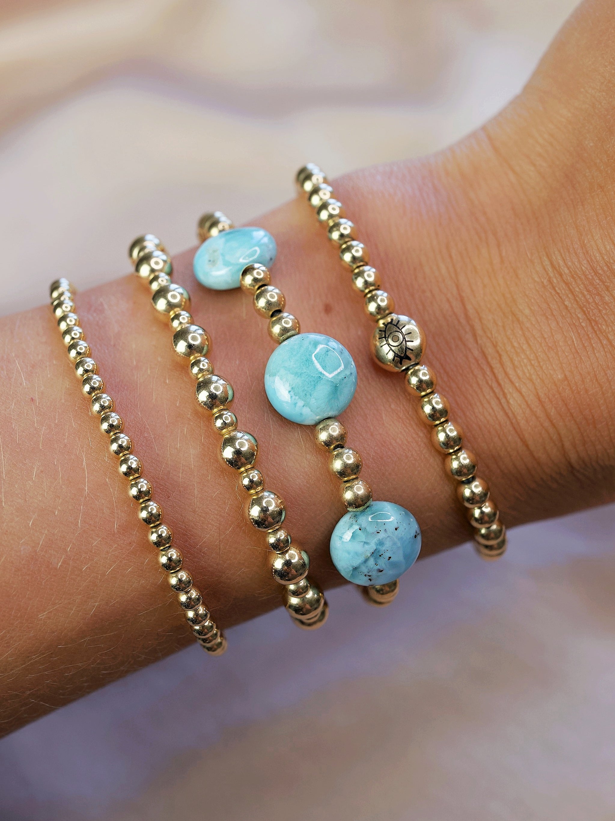 Atlantean Larimar Bracelet