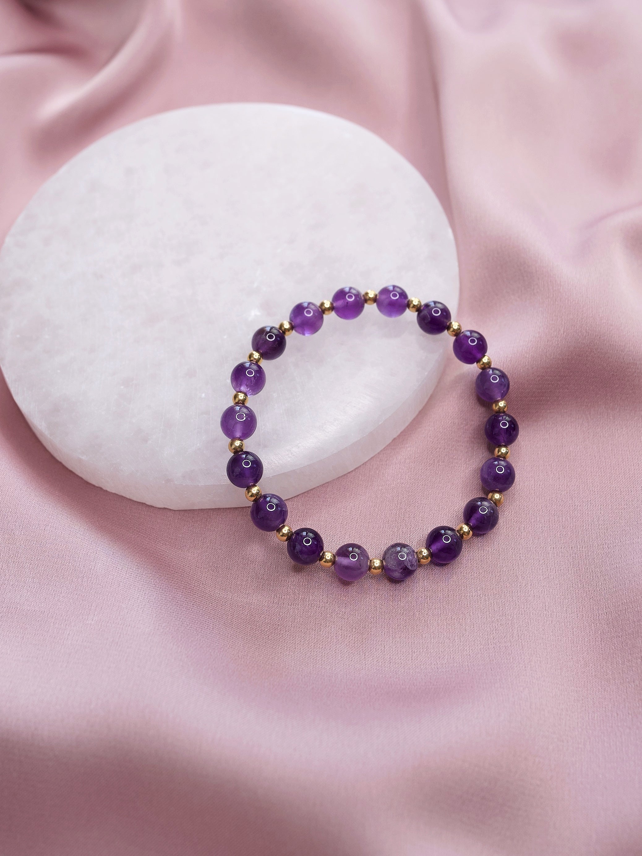Amethyst Mini Satellite Bracelet