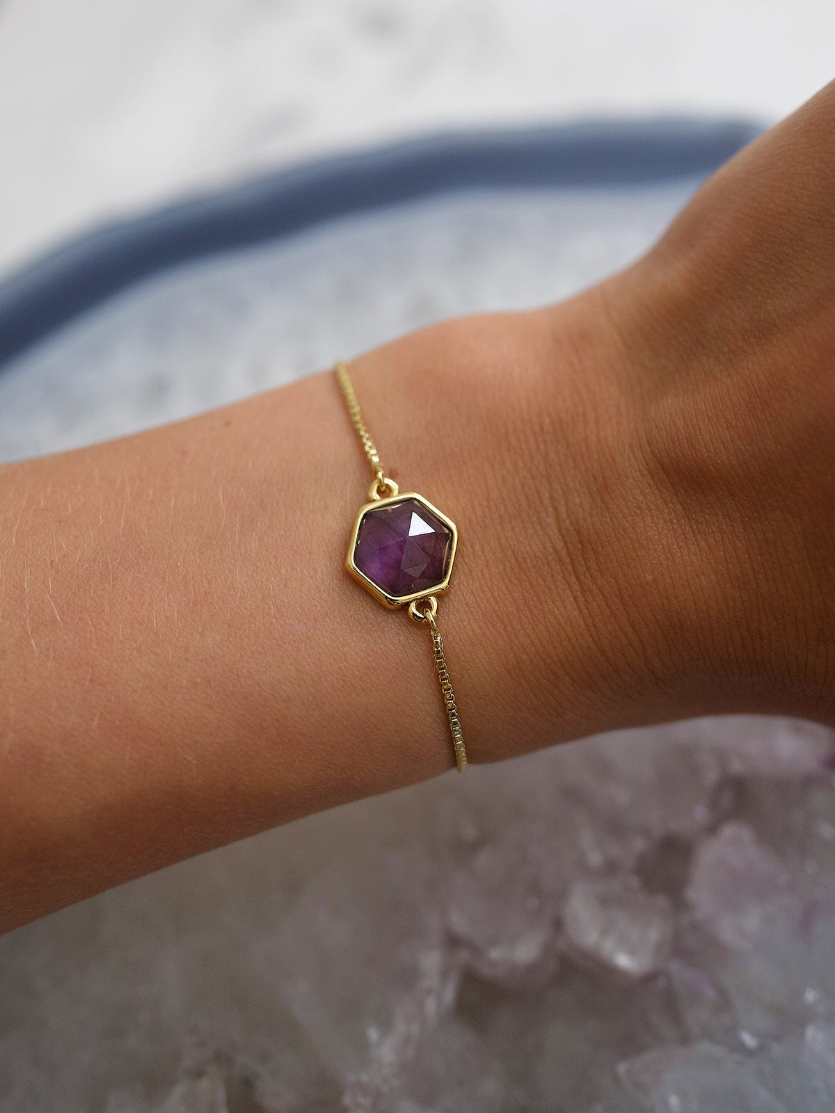 Adjustable Bolo Bracelets Luna Gem