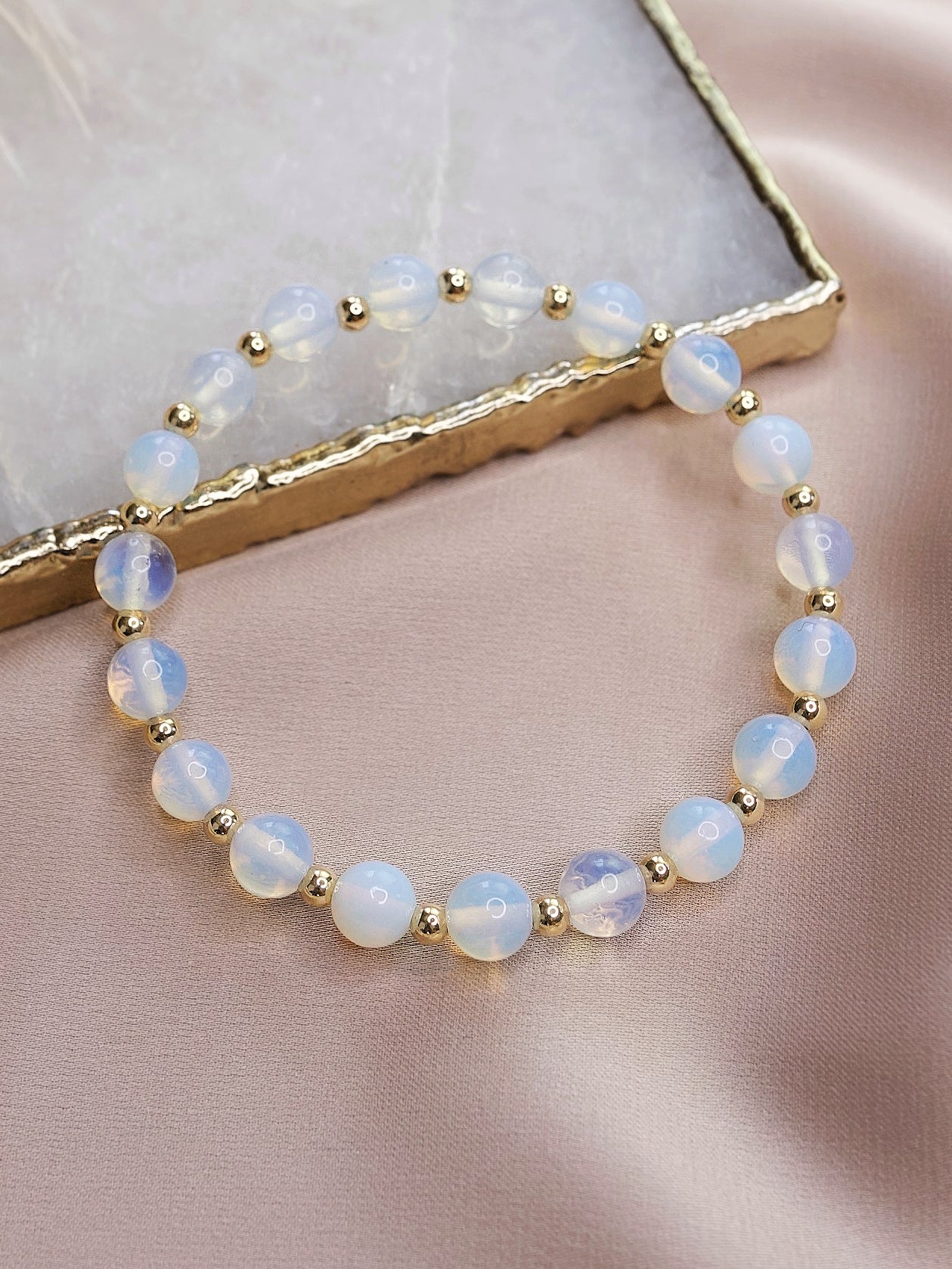 Opalite Mini Satellite Bracelet