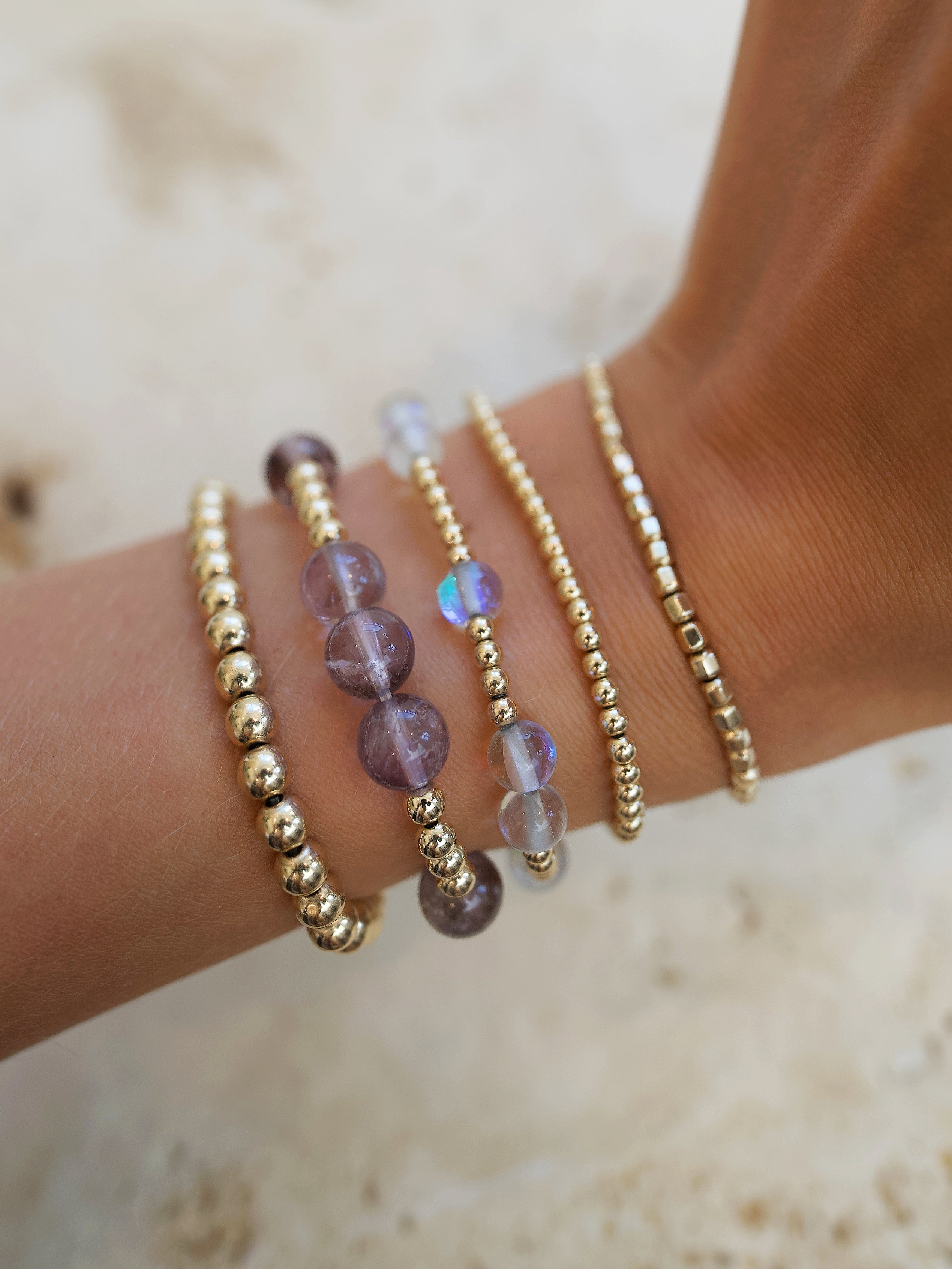 Light Amethyst Orbital Bracelet