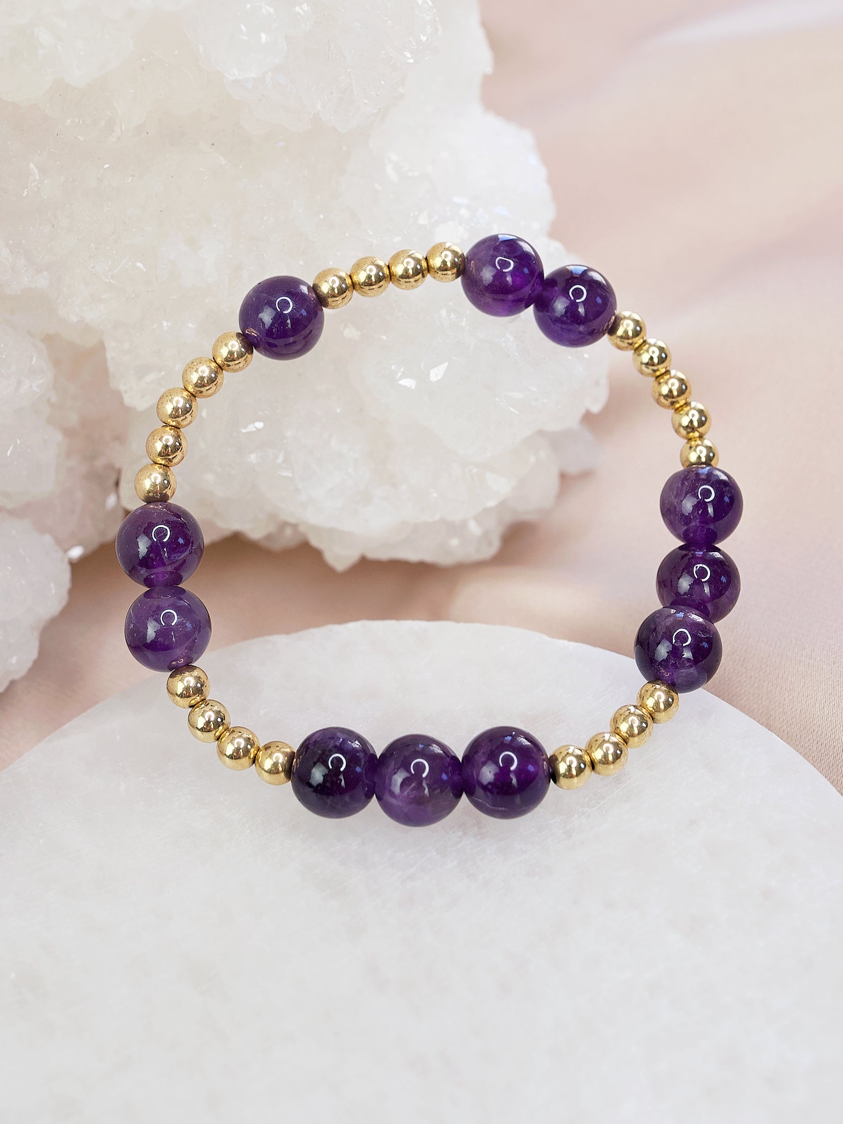 Amethyst Orbital Bracelet