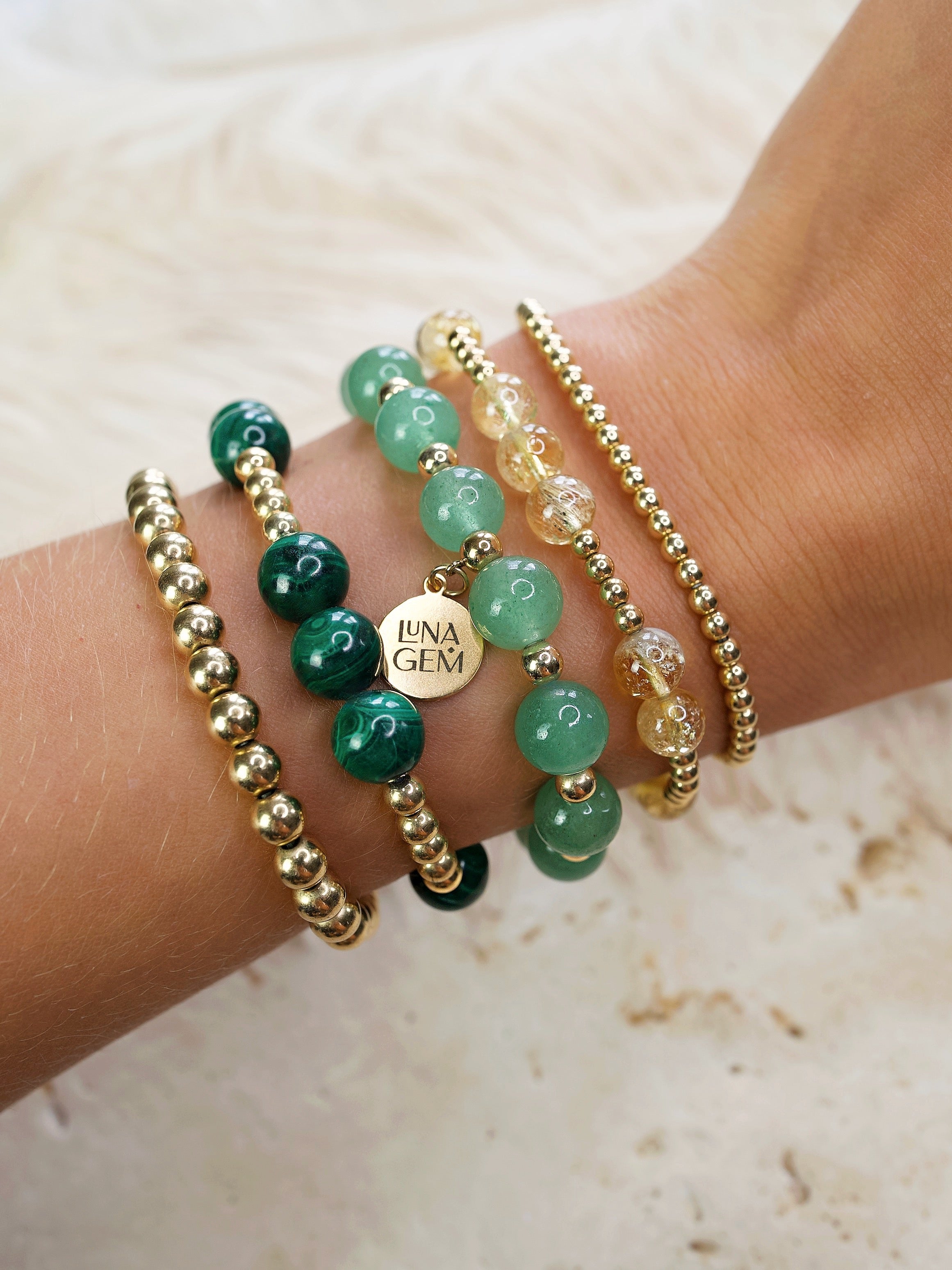Malachite Orbital Bracelet