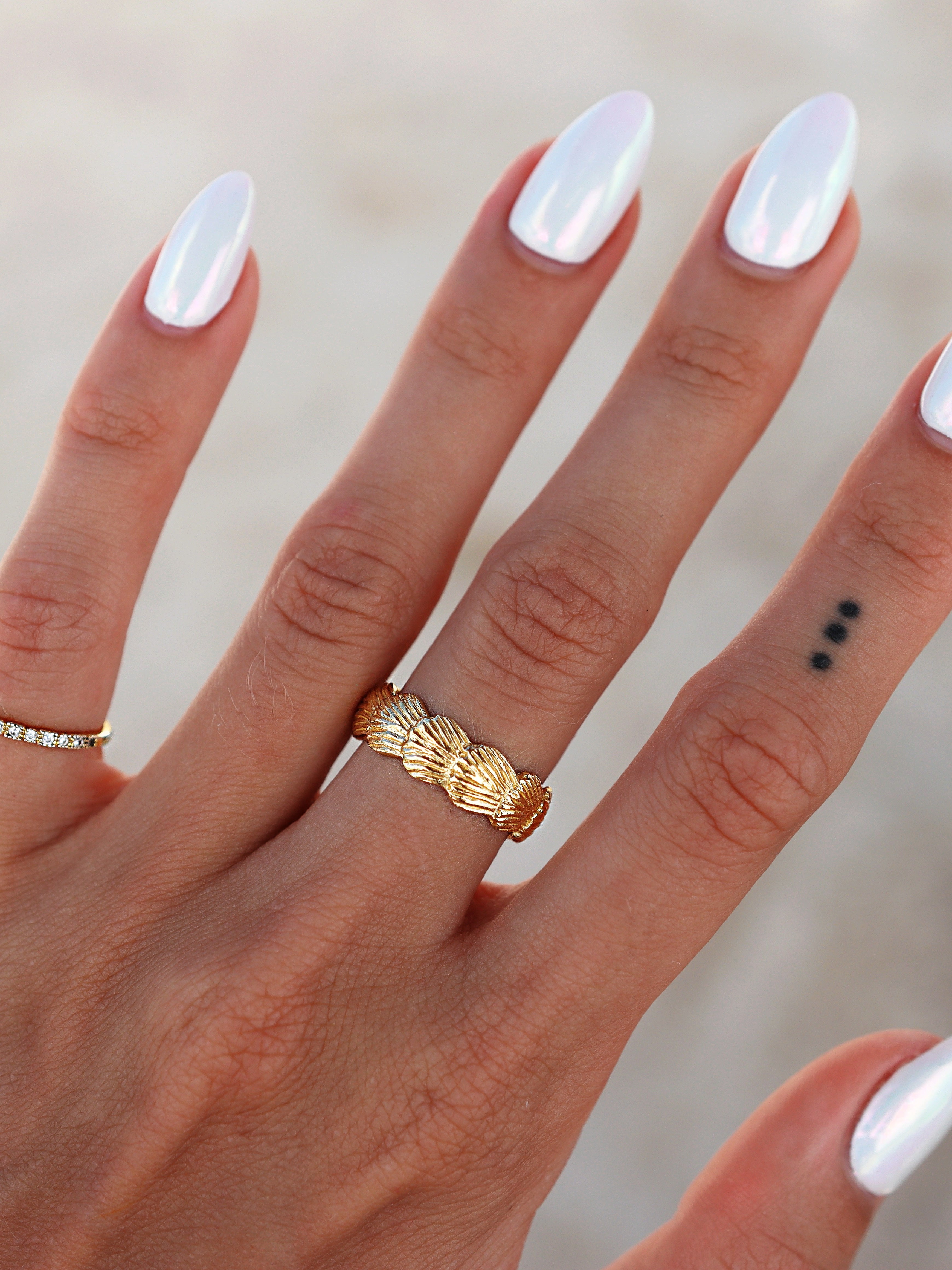 Divine Destiny Seashell Ring