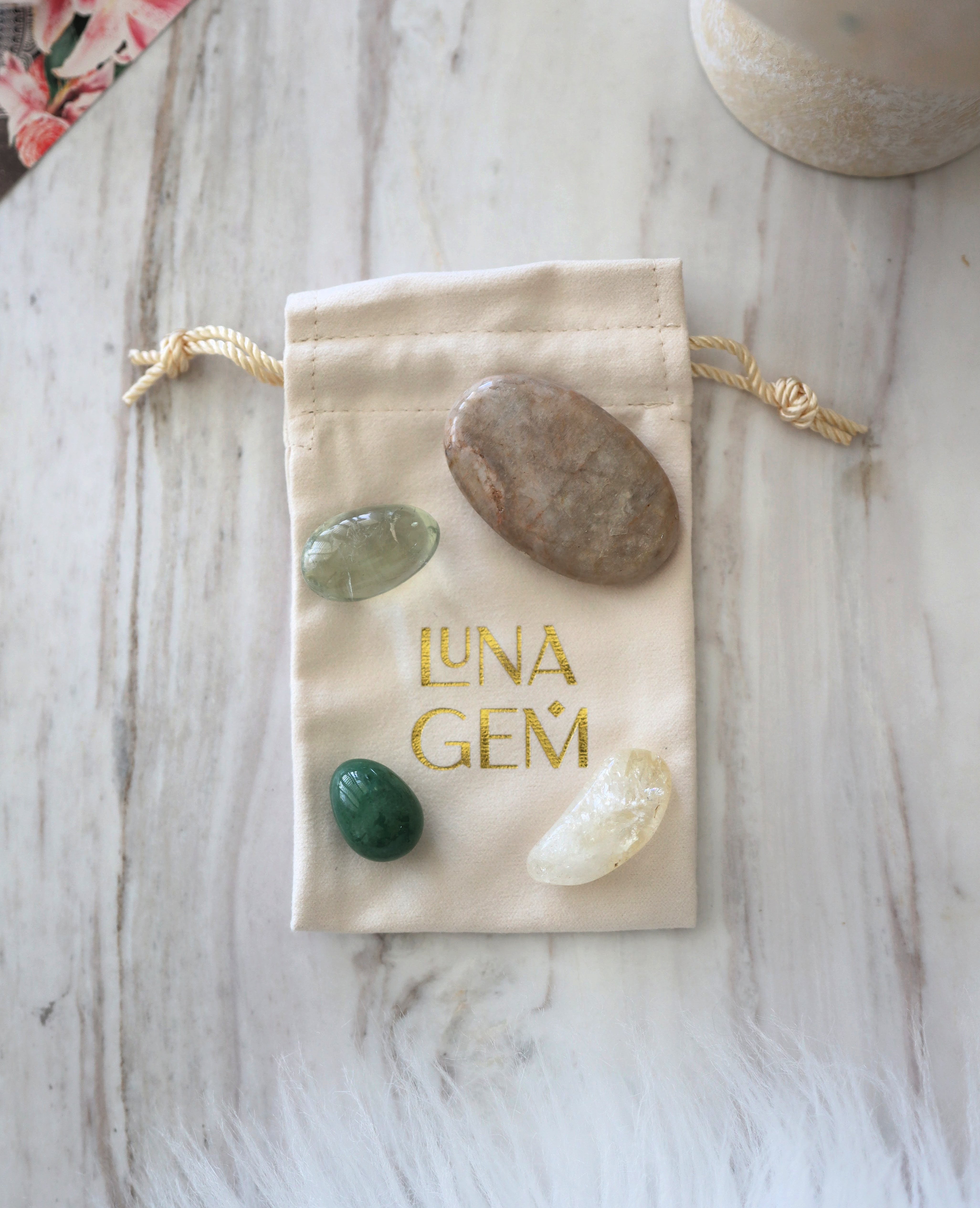 Inner Abundance Meditation Stone Set