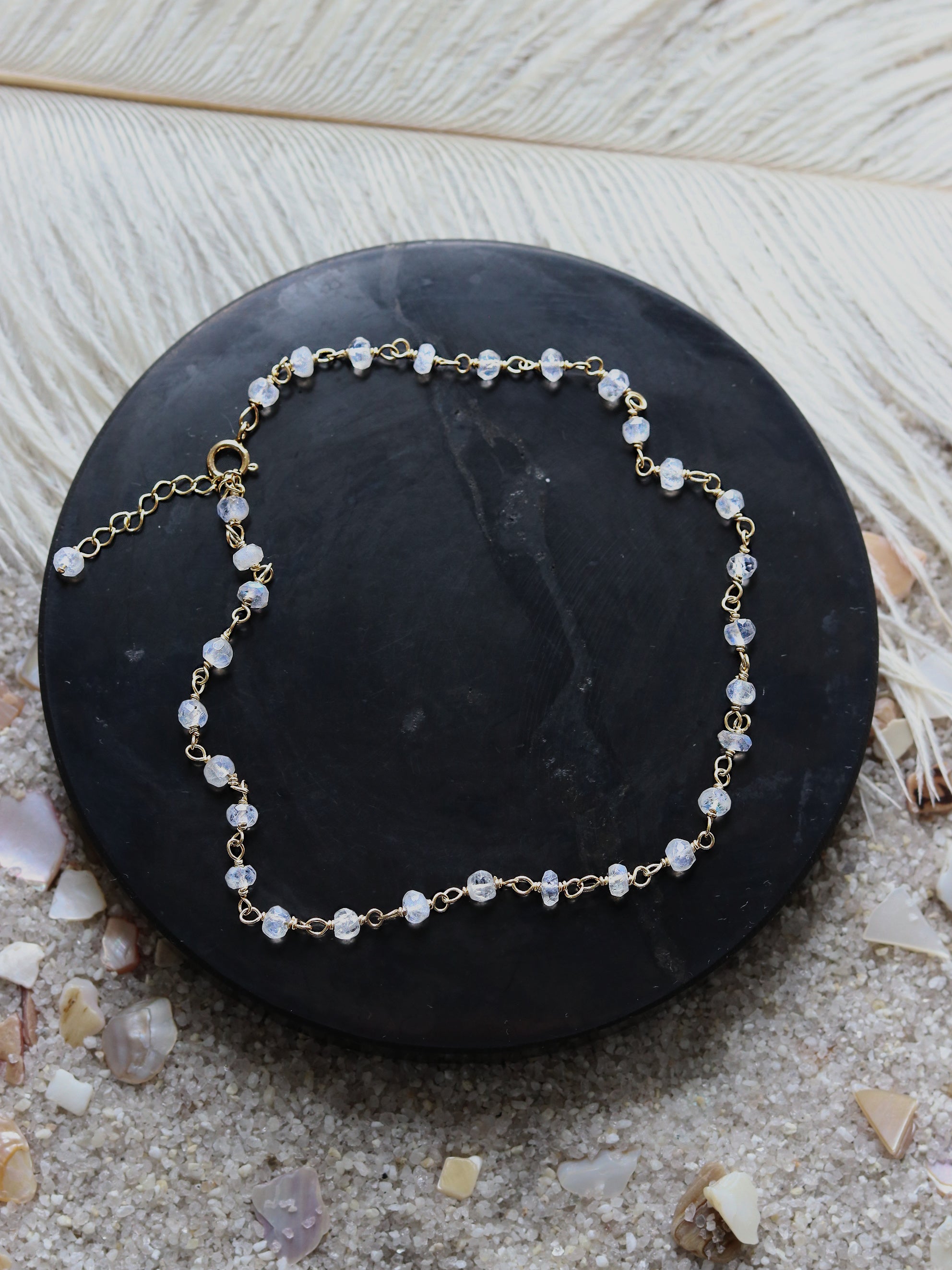 Moonstone Magic Anklet
