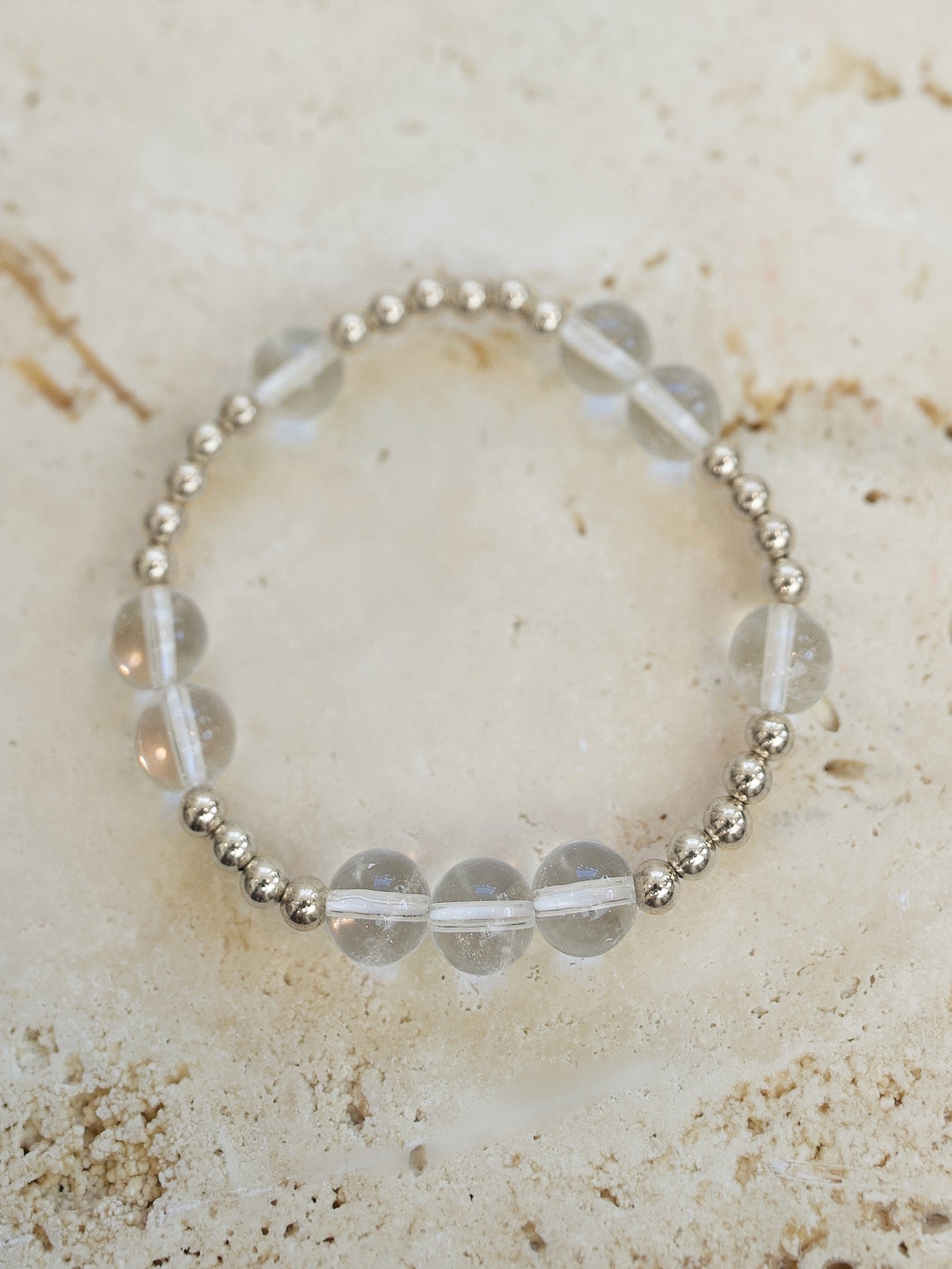Clear Quartz Orbital Bracelet