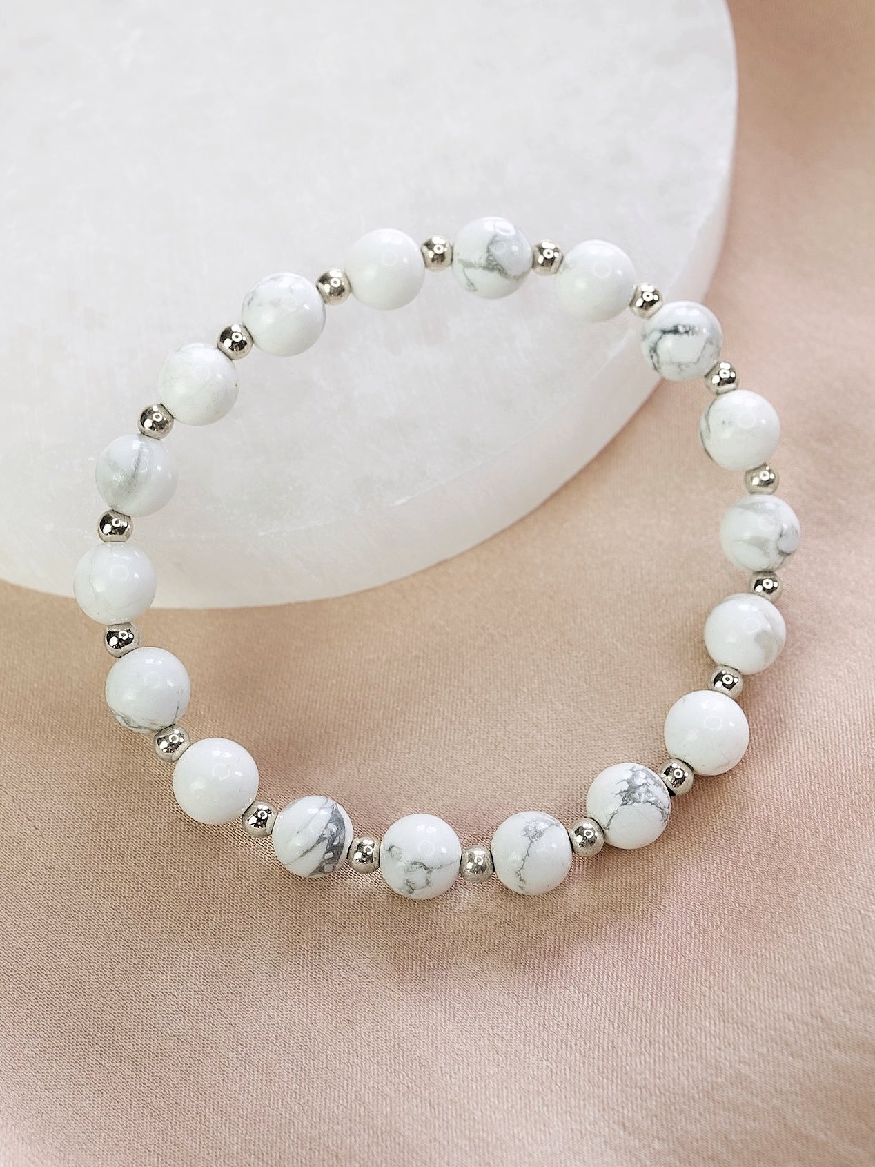 Howlite Mini Satellite Bracelet