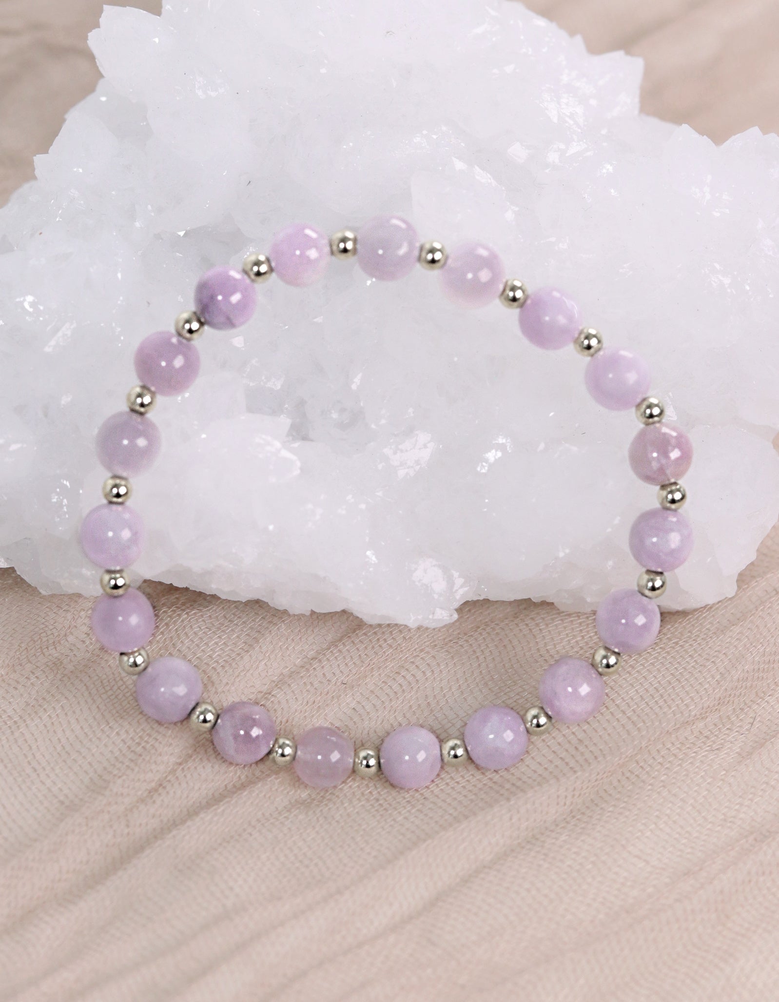 Kunzite Mini Satellite Bracelet