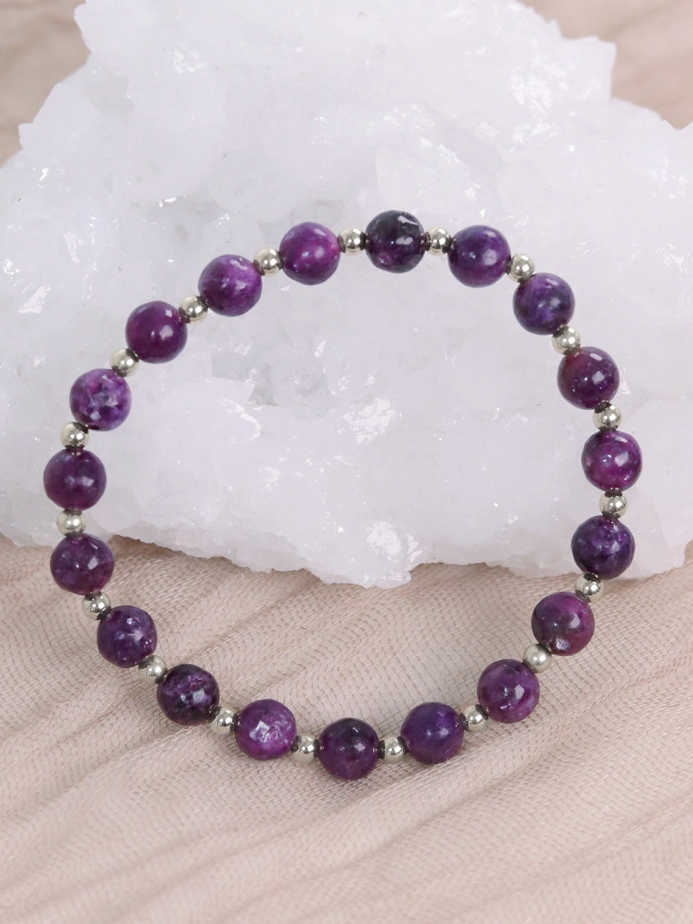 Lepidolite Mini Satellite Bracelet