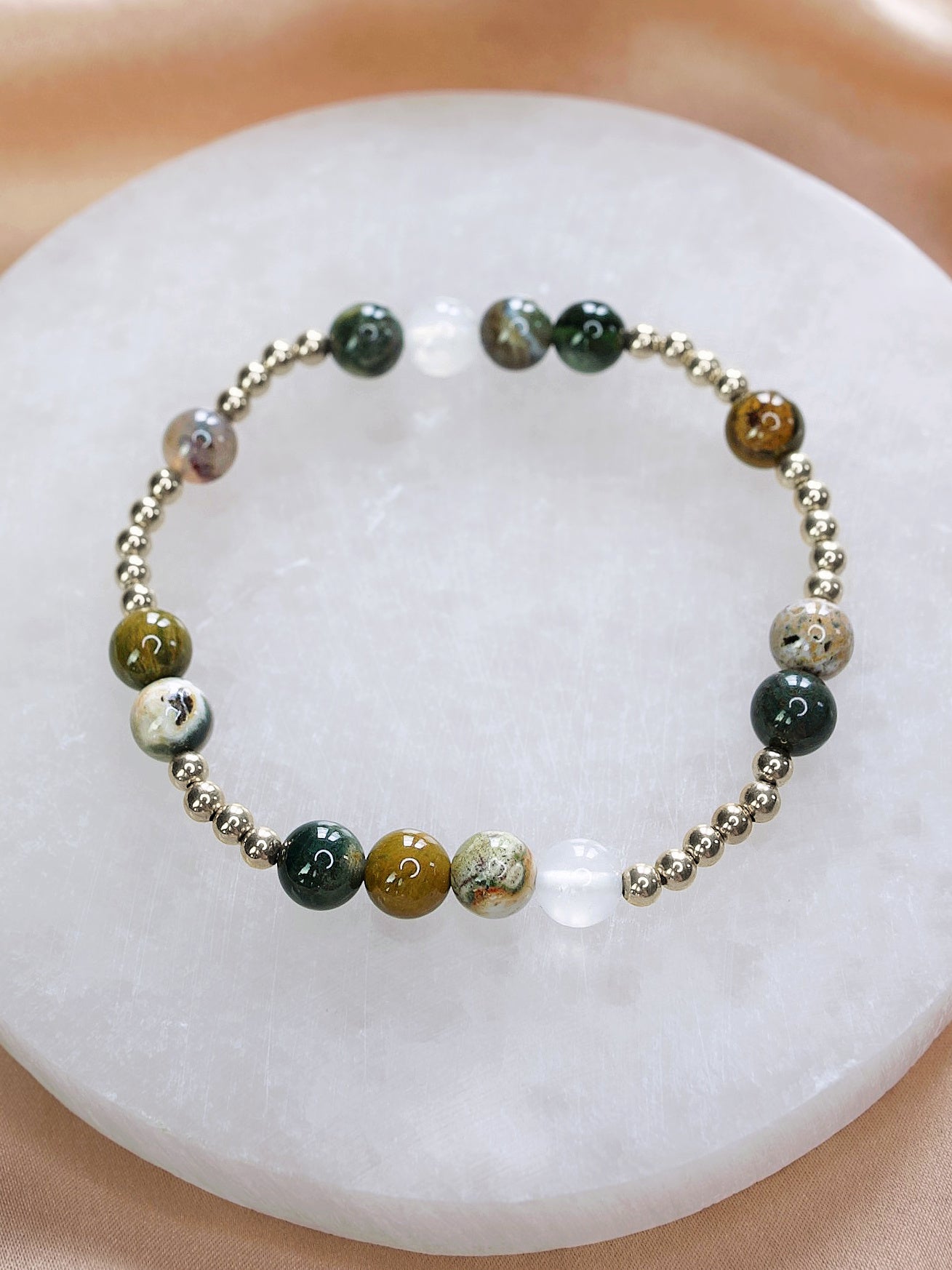 Ocean Jasper Mini Orbital Bracelet