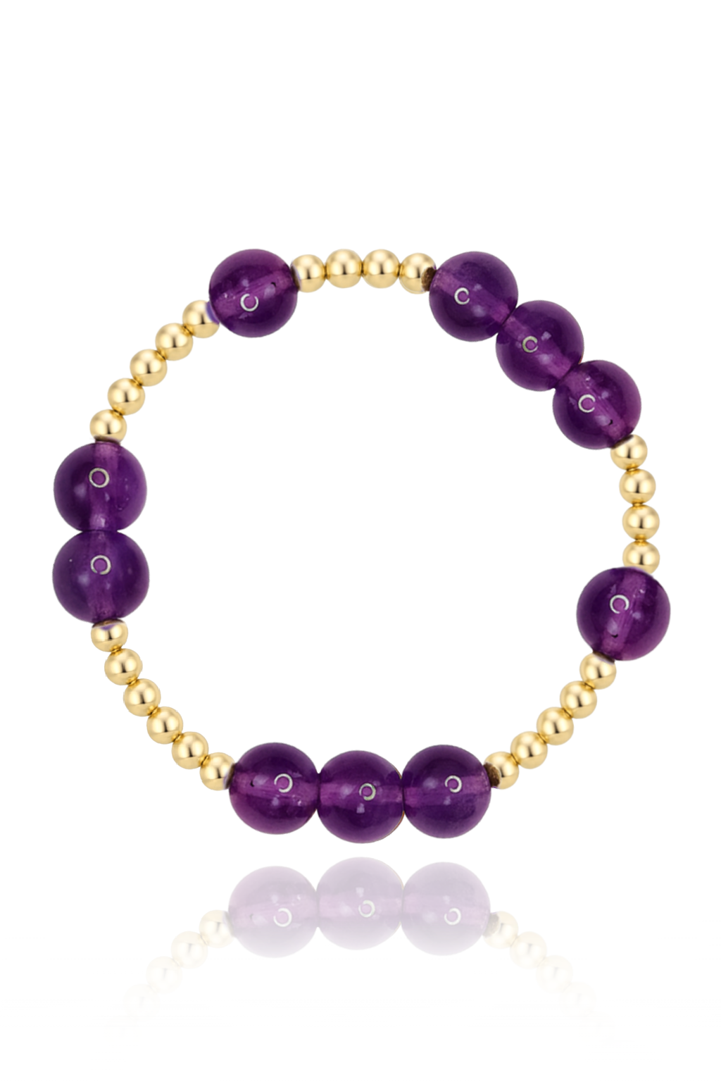 Amethyst Orbital Bracelet
