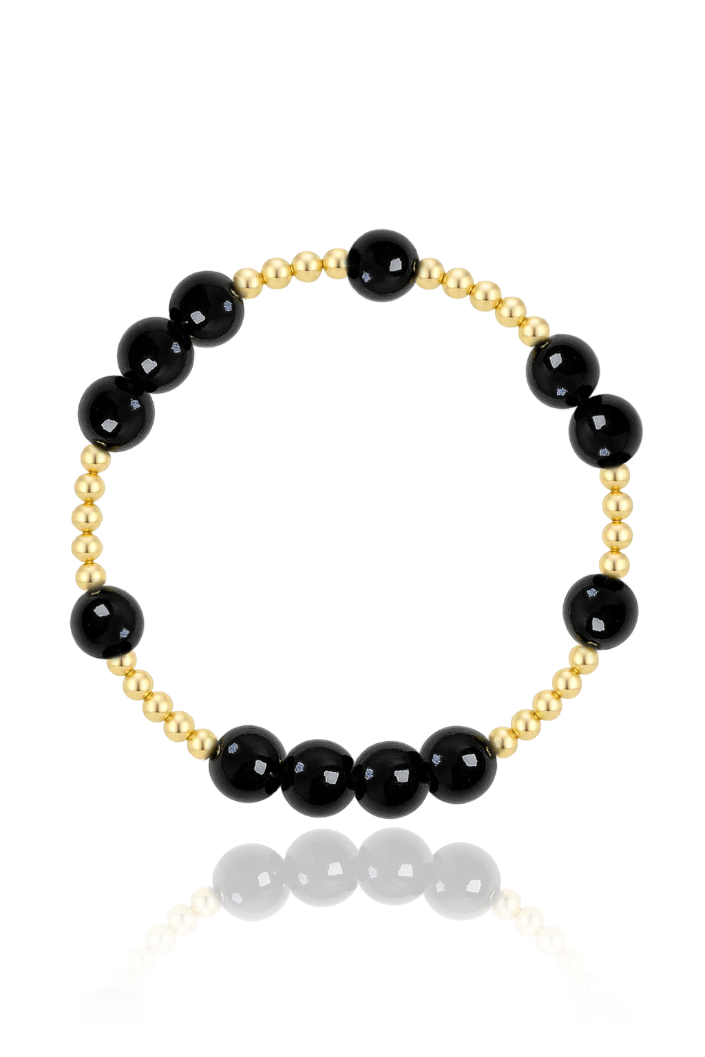 Black Tourmaline Mini Orbital Bracelet