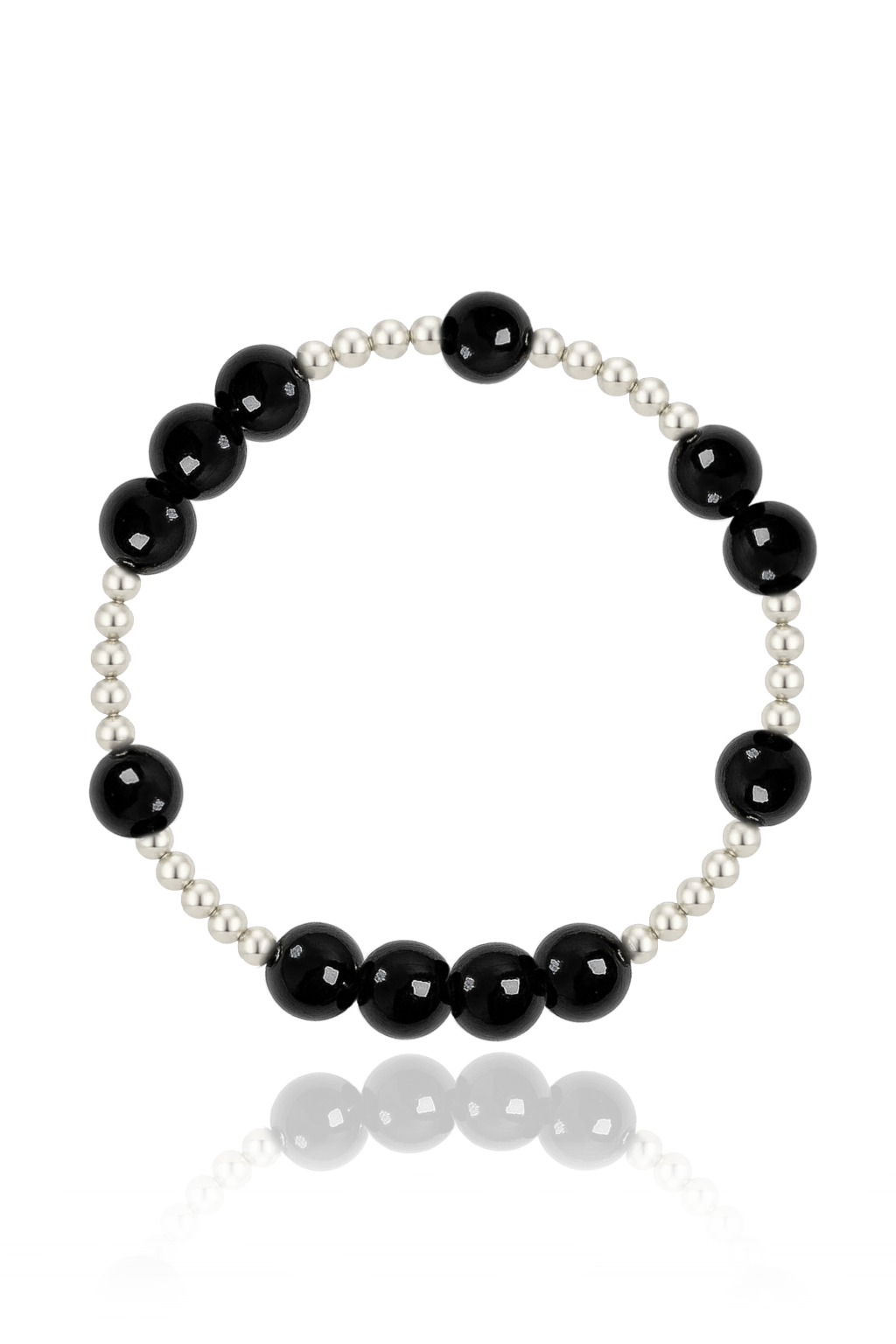 Black Tourmaline Mini Orbital Bracelet