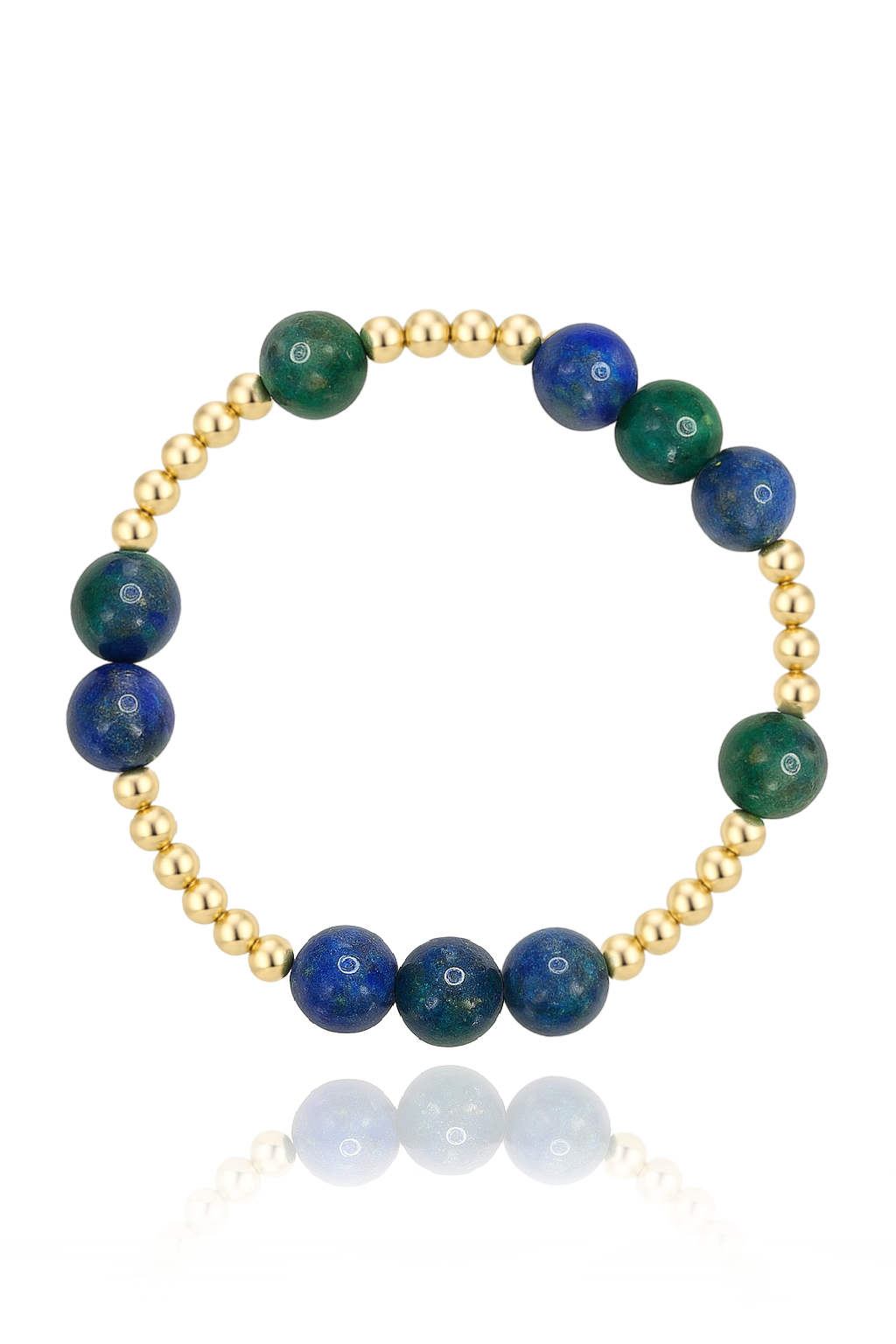 Chrysocolla Orbital Bracelet