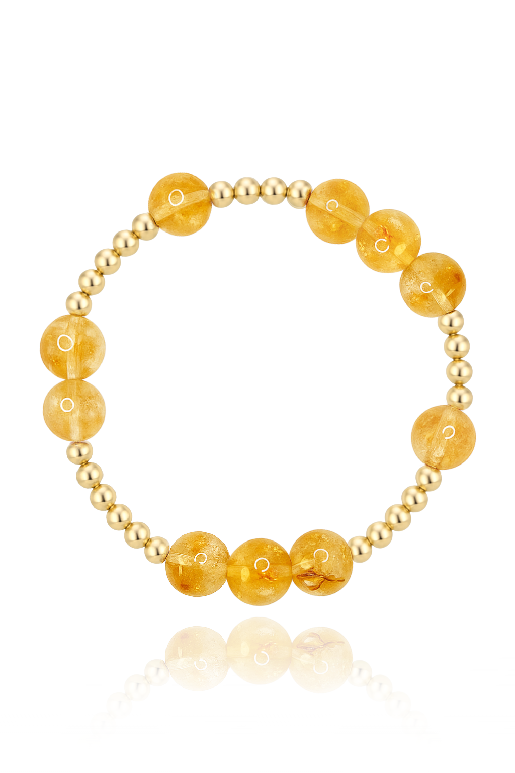 Citrine Orbital Bracelet