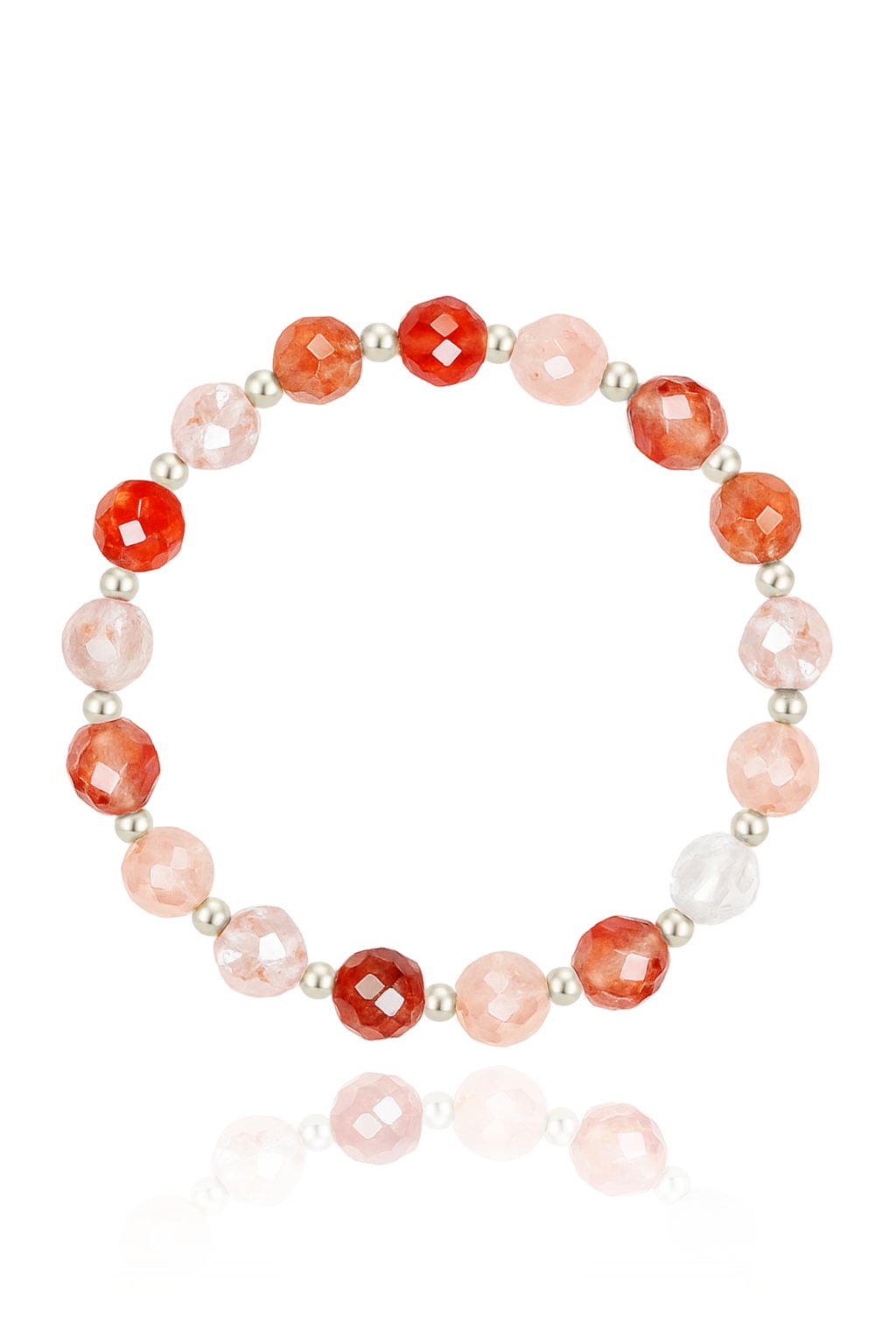 Fire Quartz Faceted Mini Satellite Bracelet (Limited Edition)
