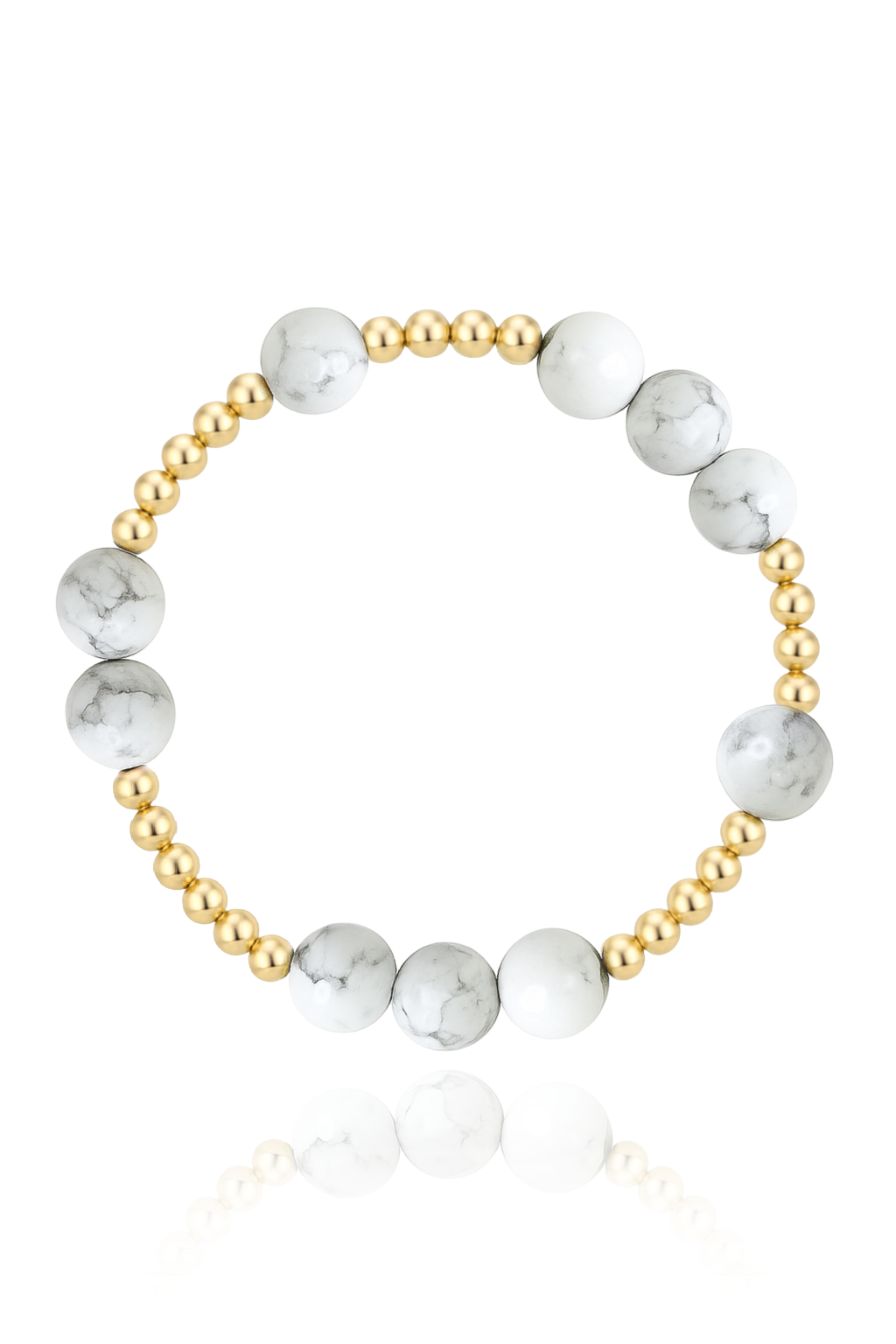Howlite Orbital Bracelet