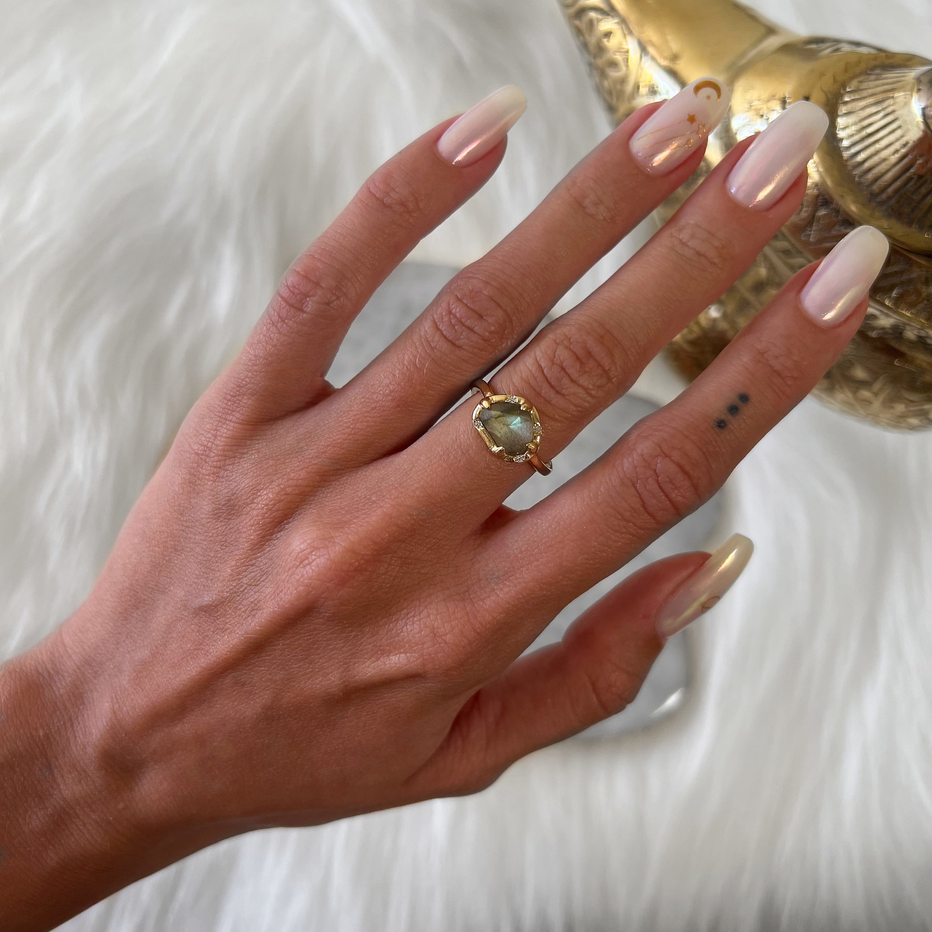 Cosmic Gemstone Ring