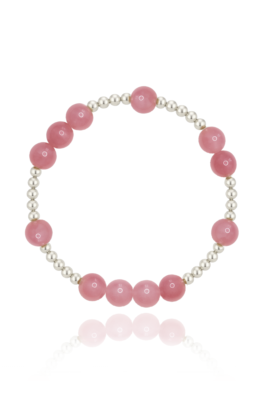 Madagascar Rose Quartz Mini Orbital Bracelet