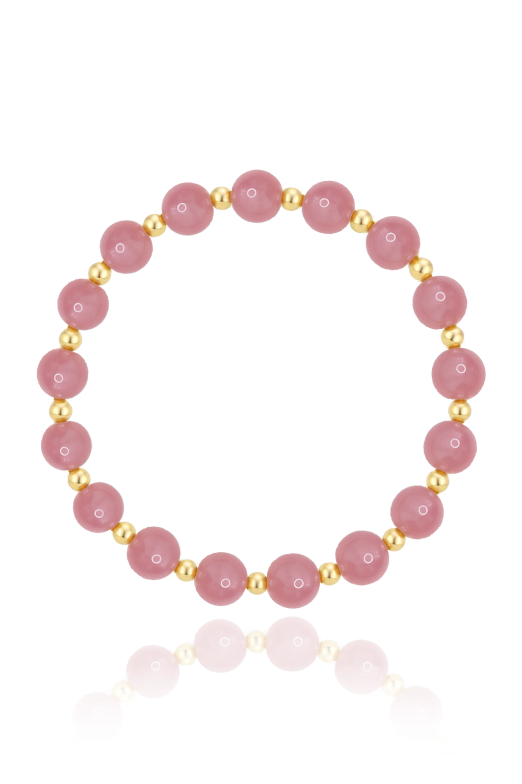 Madagascar Rose Quartz Mini Satellite Bracelet