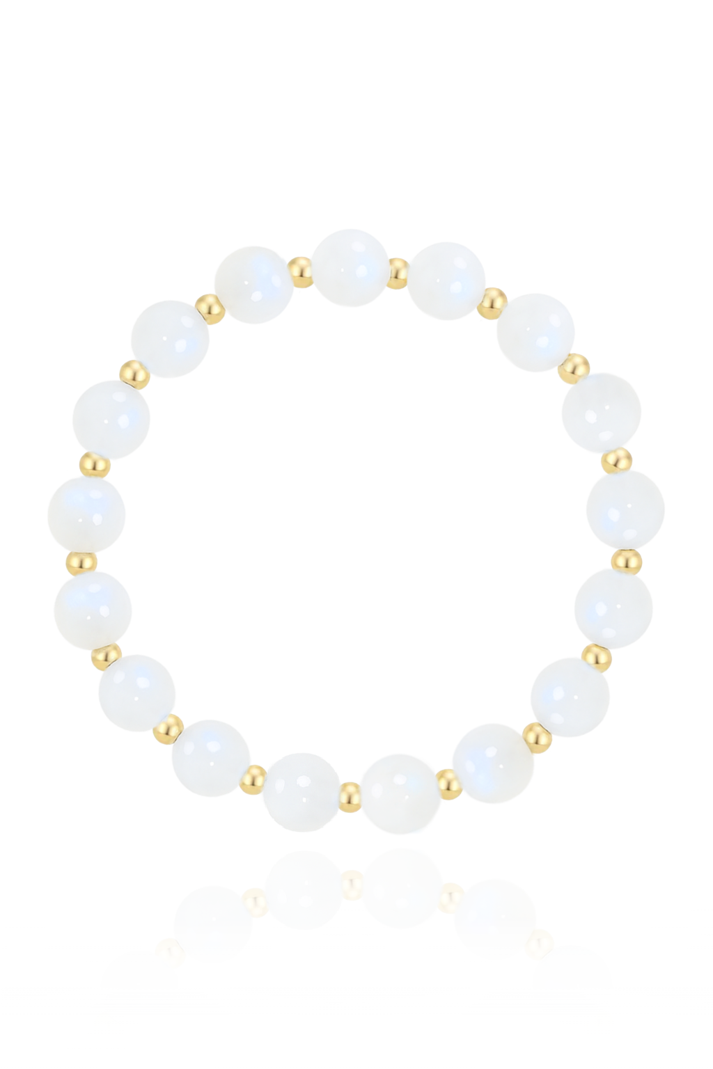 Rainbow Moonstone Mini Satellite Bracelet