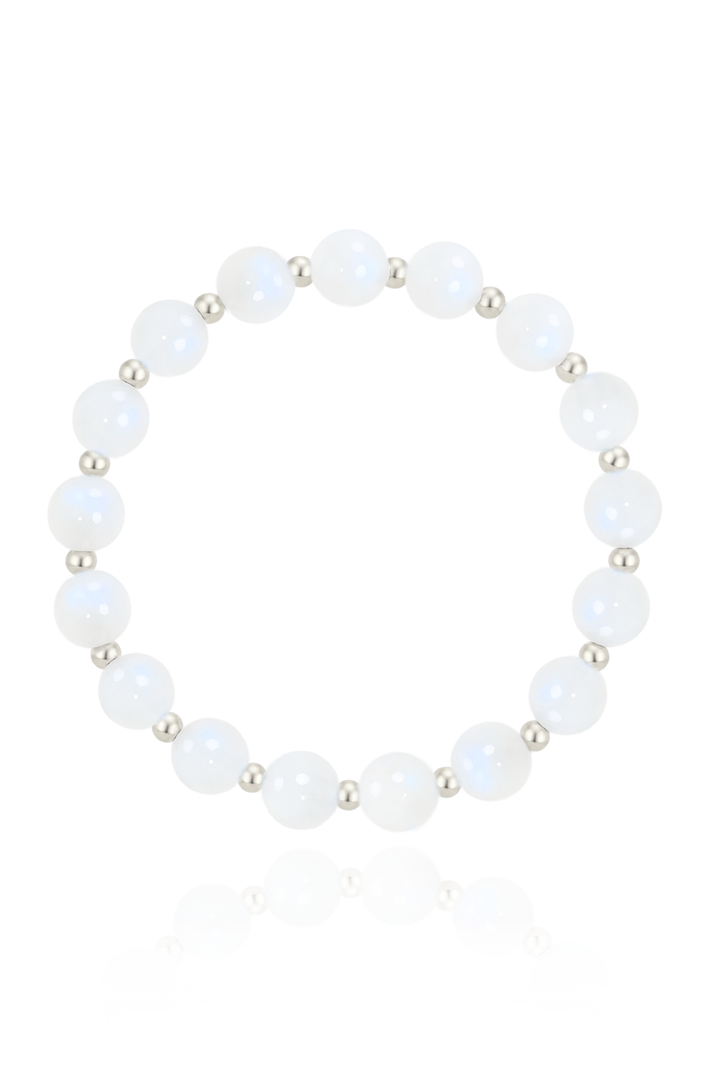 Rainbow Moonstone Mini Satellite Bracelet