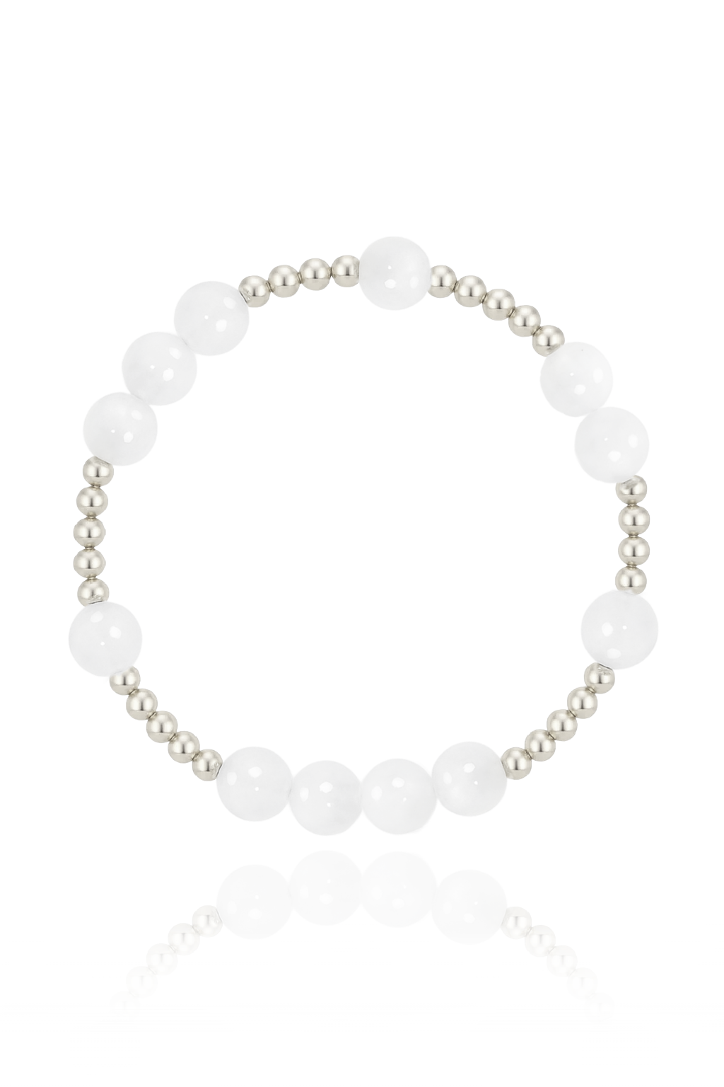 White Jade Mini Orbital Bracelet
