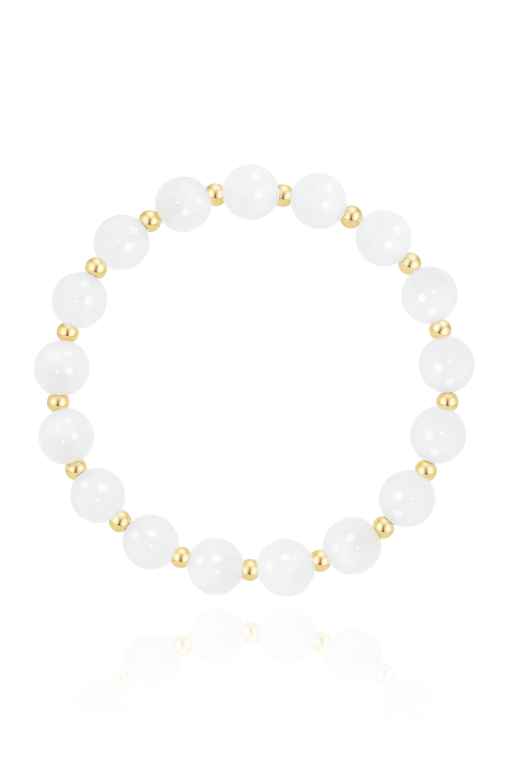 White Jade Mini Satellite Bracelet