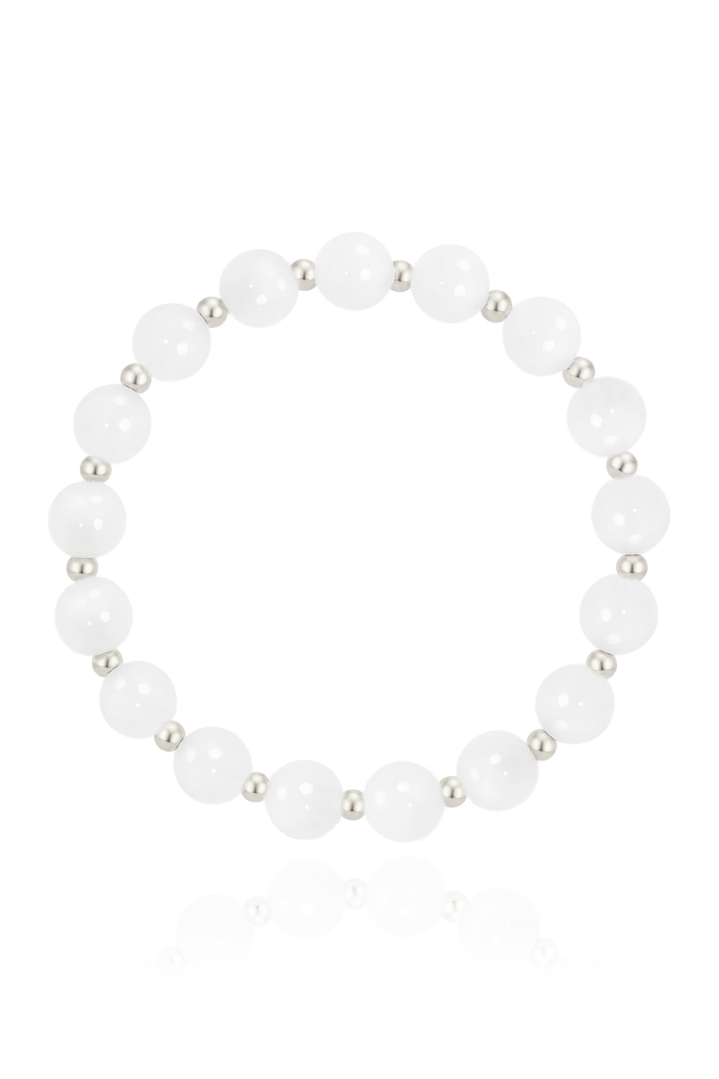 White Jade Mini Satellite Bracelet