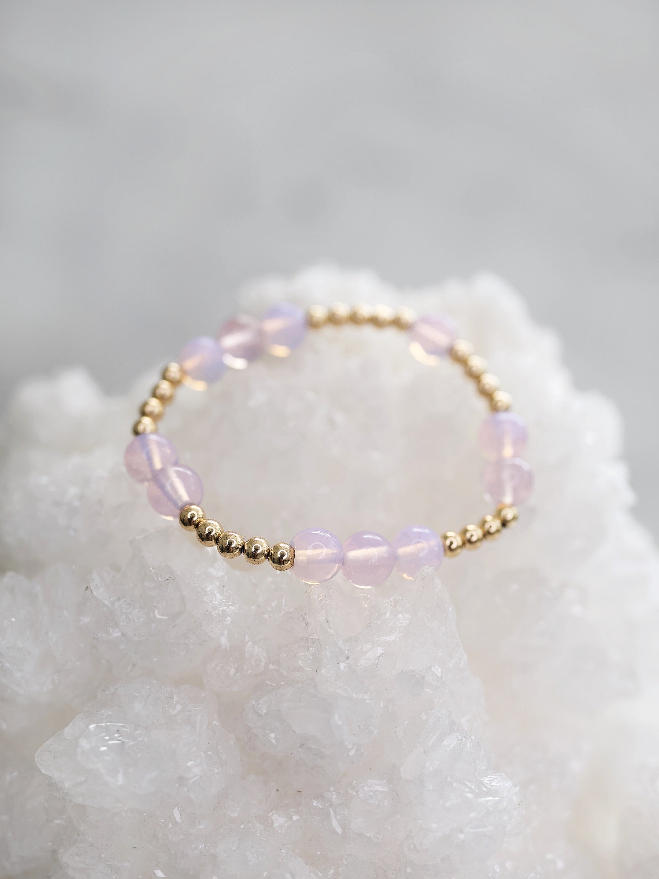 Pink Opalite Orbital Bracelet