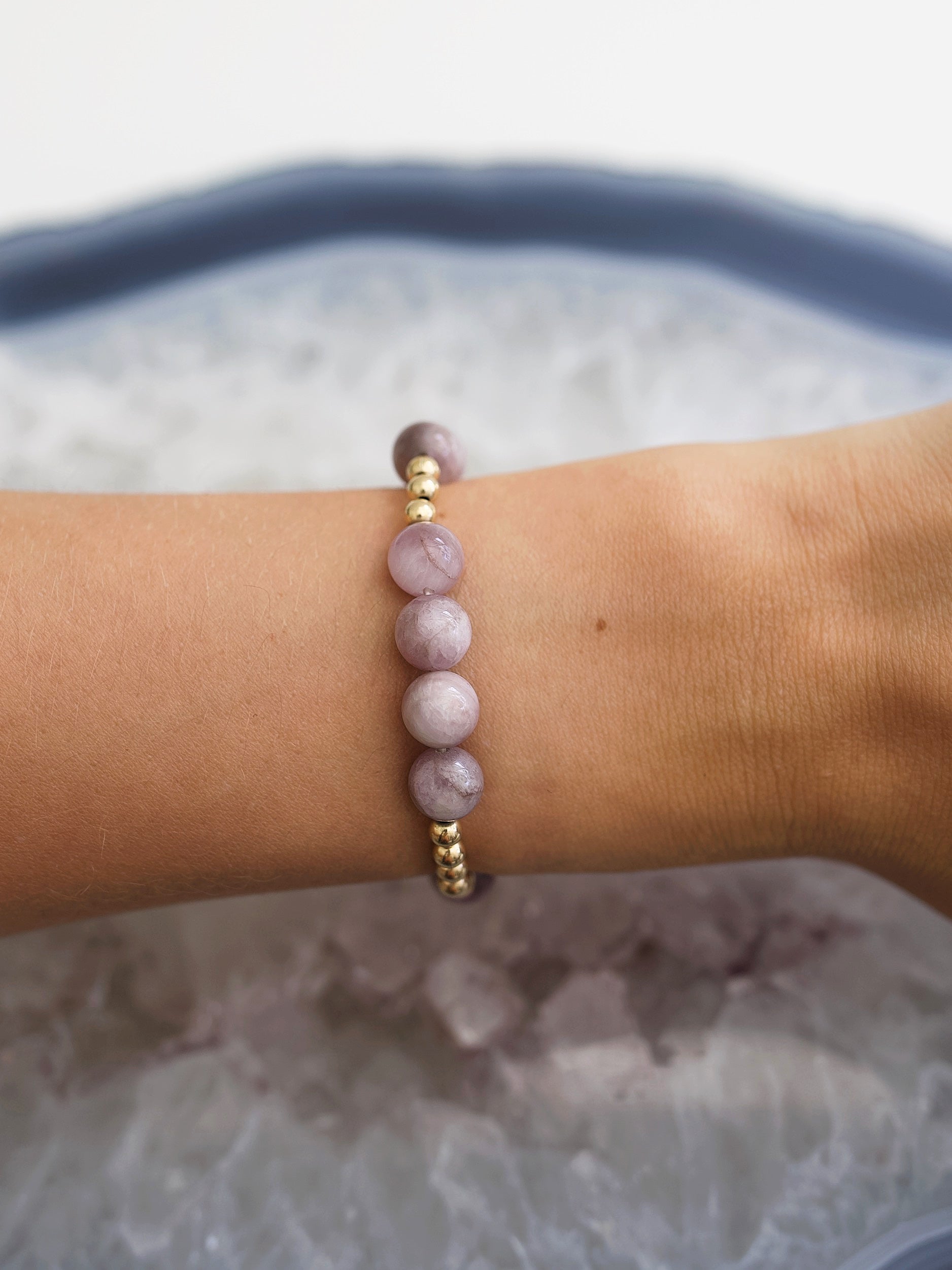 Kunzite Orbital Bracelet